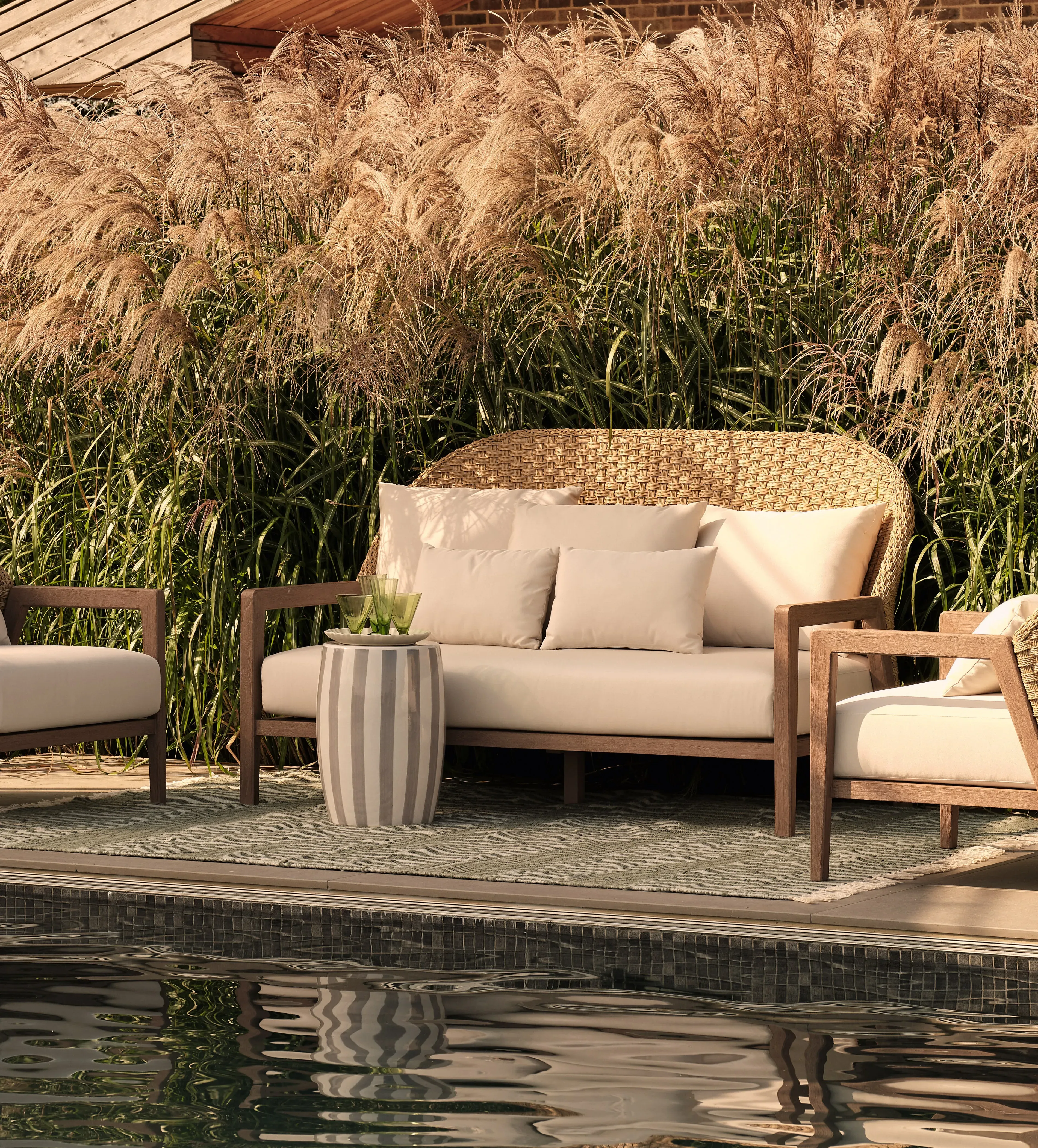 Shorwell Garden Sofa - Natural Teak product