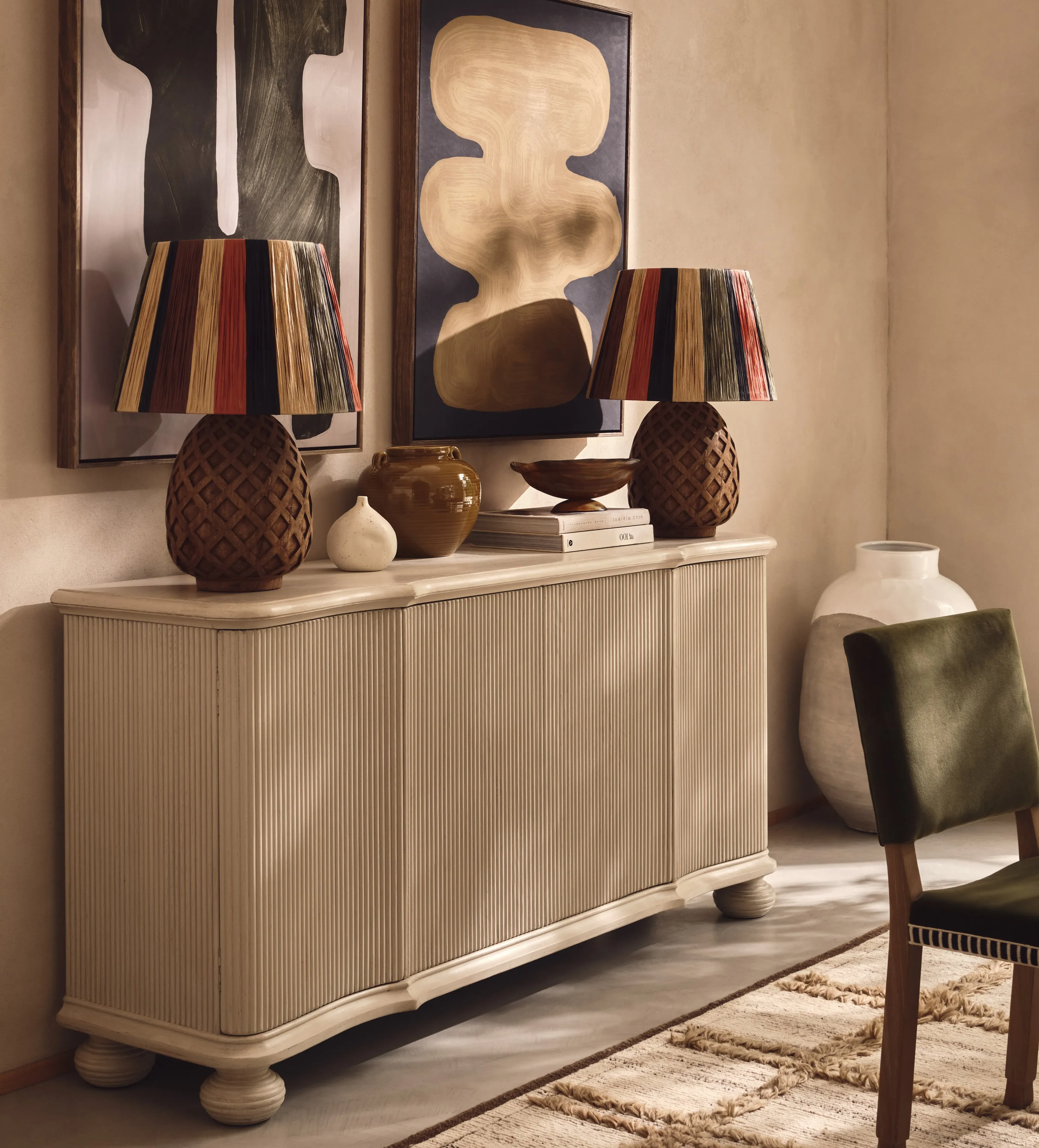 Sideboard with Push-Open Doors - Chalk White product