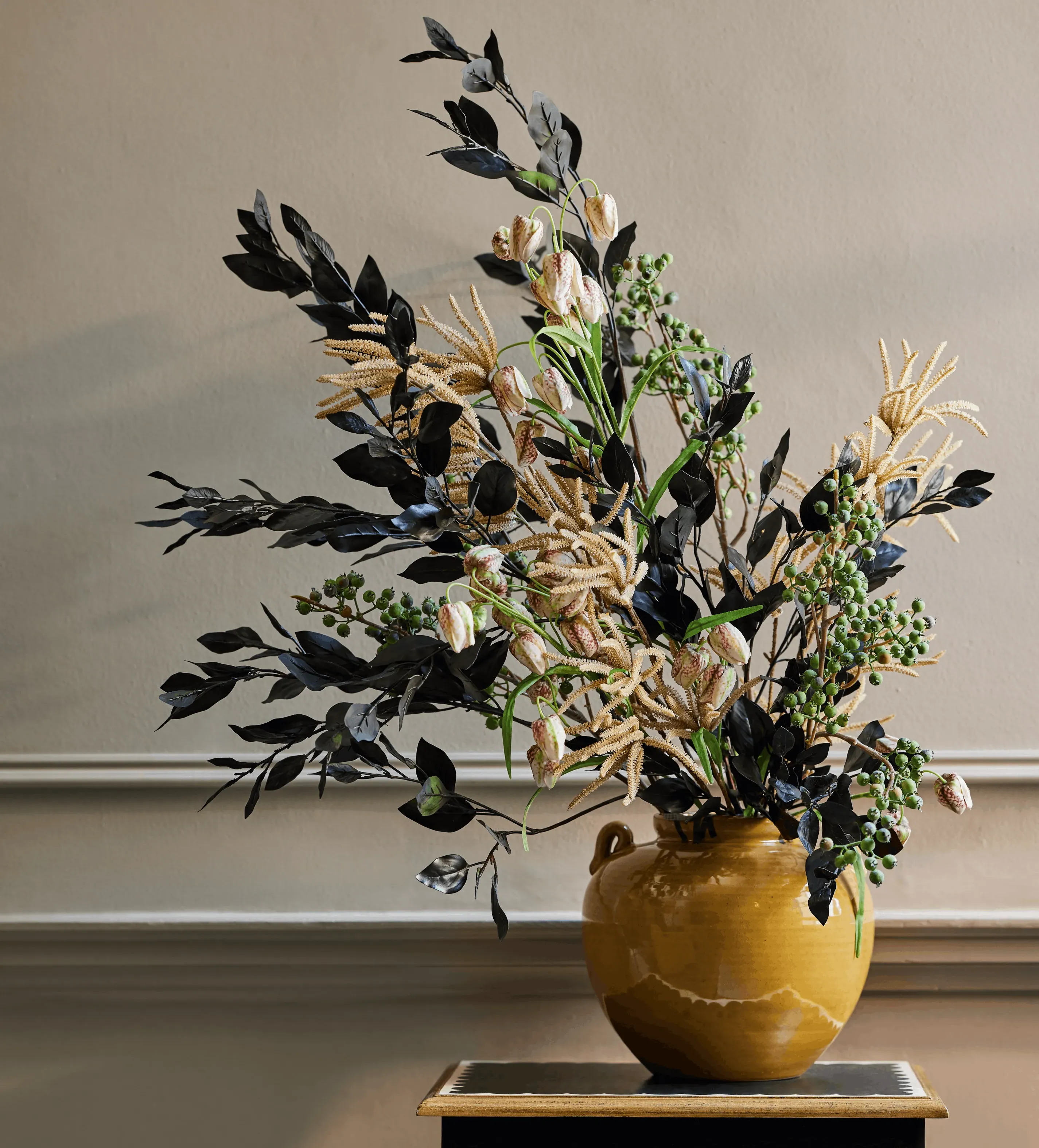 Single Eucalyptus Stem - Dark Brown, Faux product
