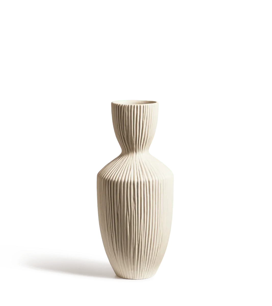 oka-small-crispa-vase-off-white-vases-stone image