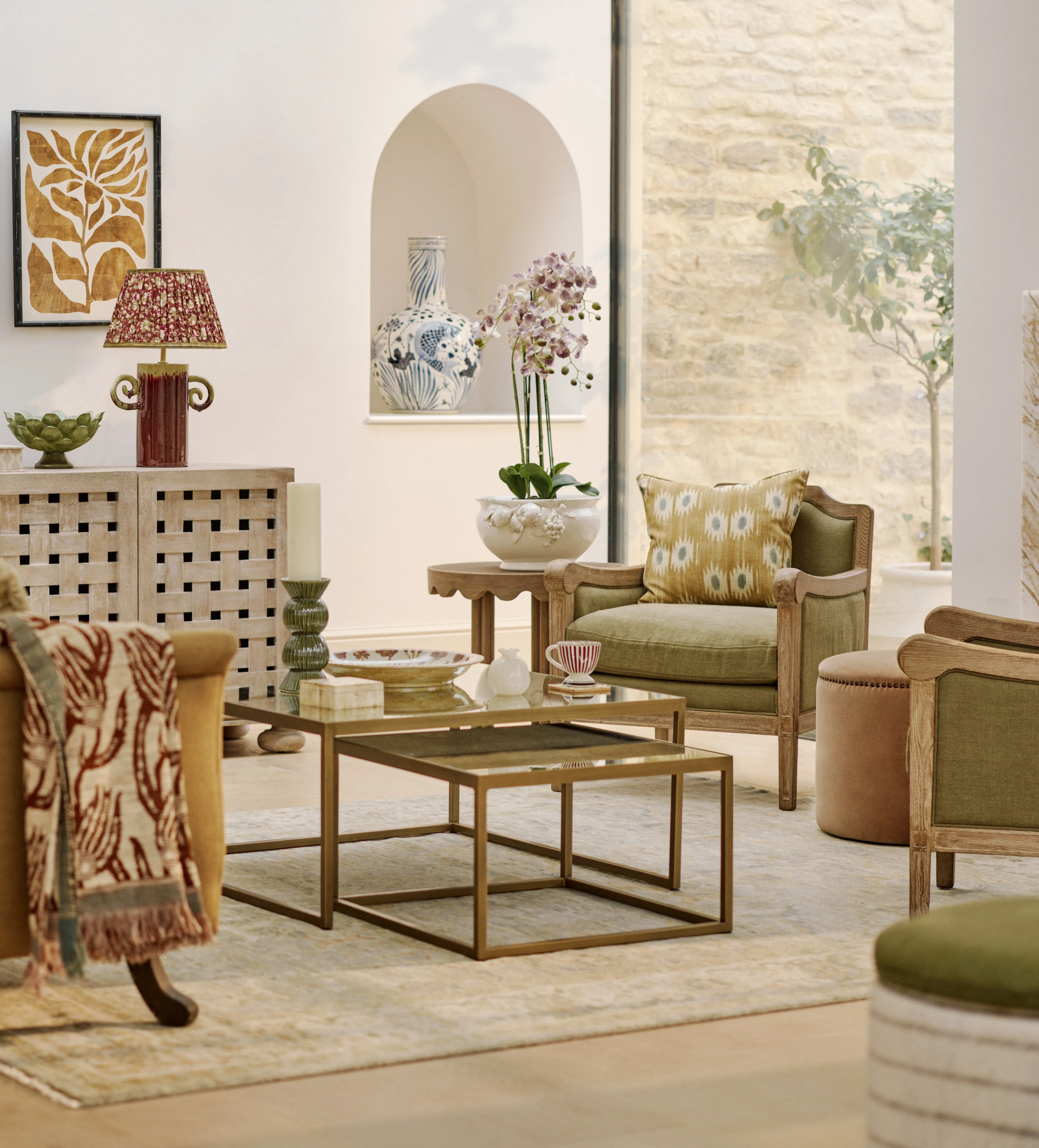 Solasta Nesting Coffee Table - Antique Bronze product