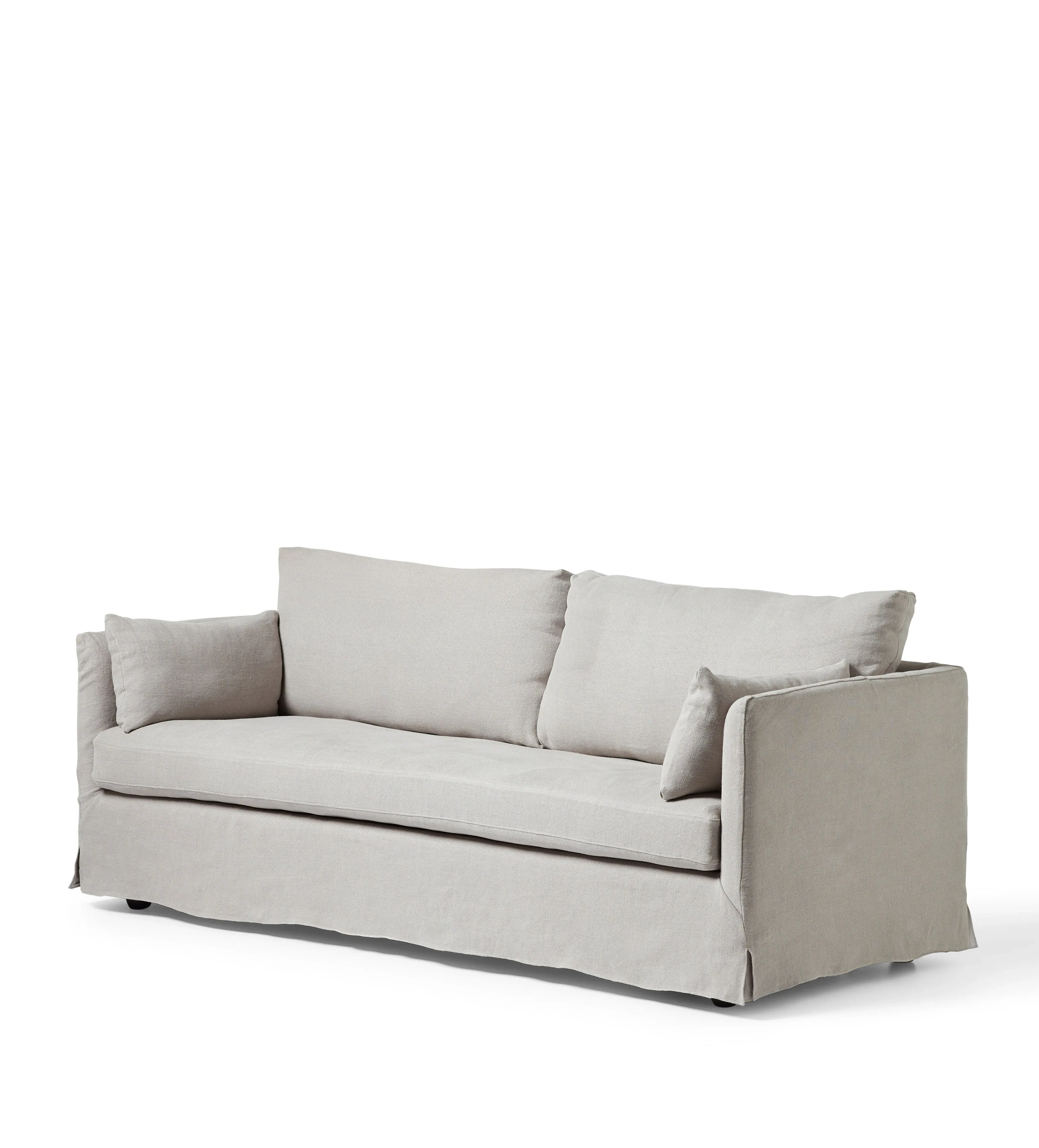 Solatium 3-Seater Sofa - Silver Grey, Linen alternate view