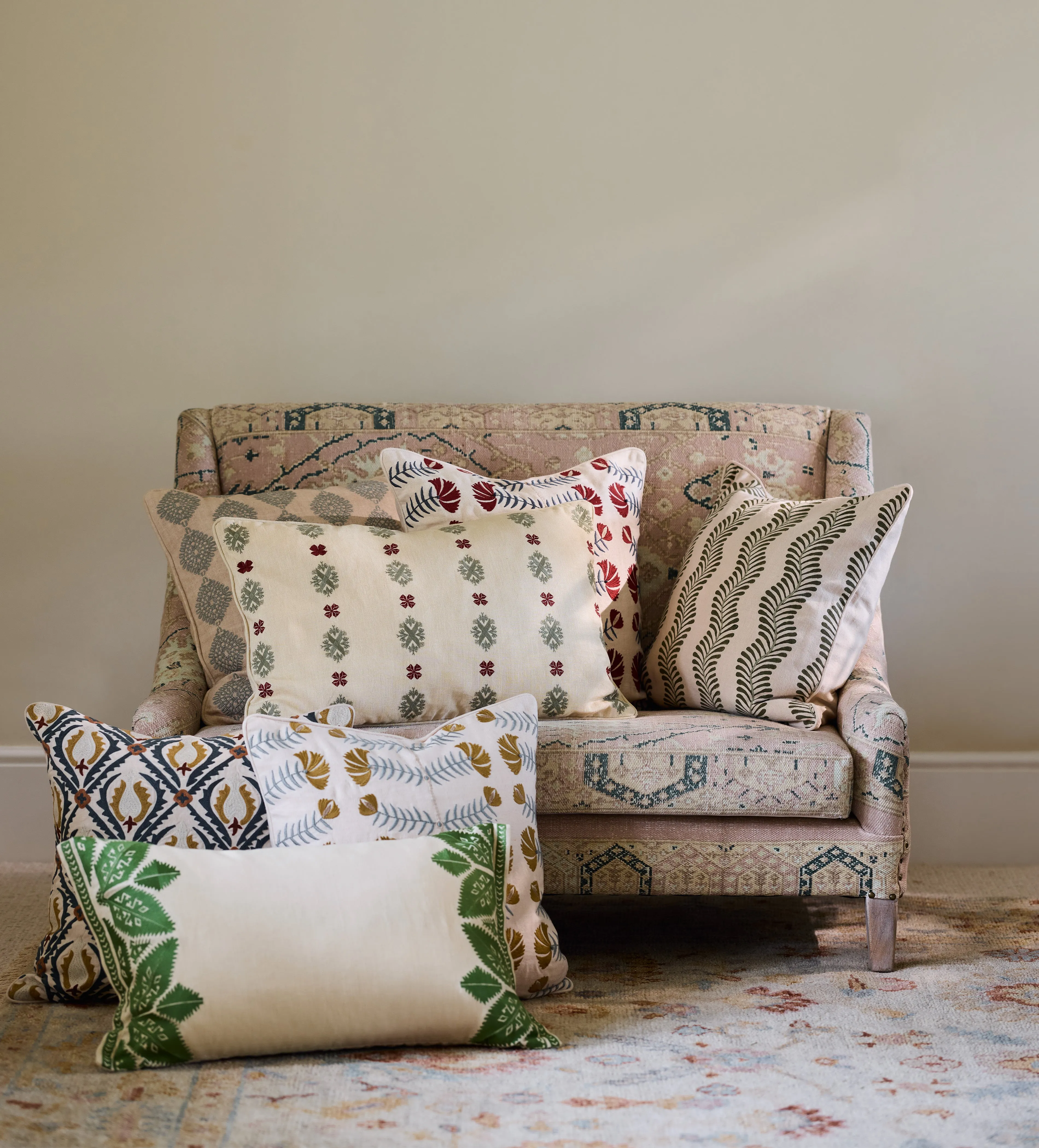 Sparoza Cushion Cover - Putting Green, Linen product