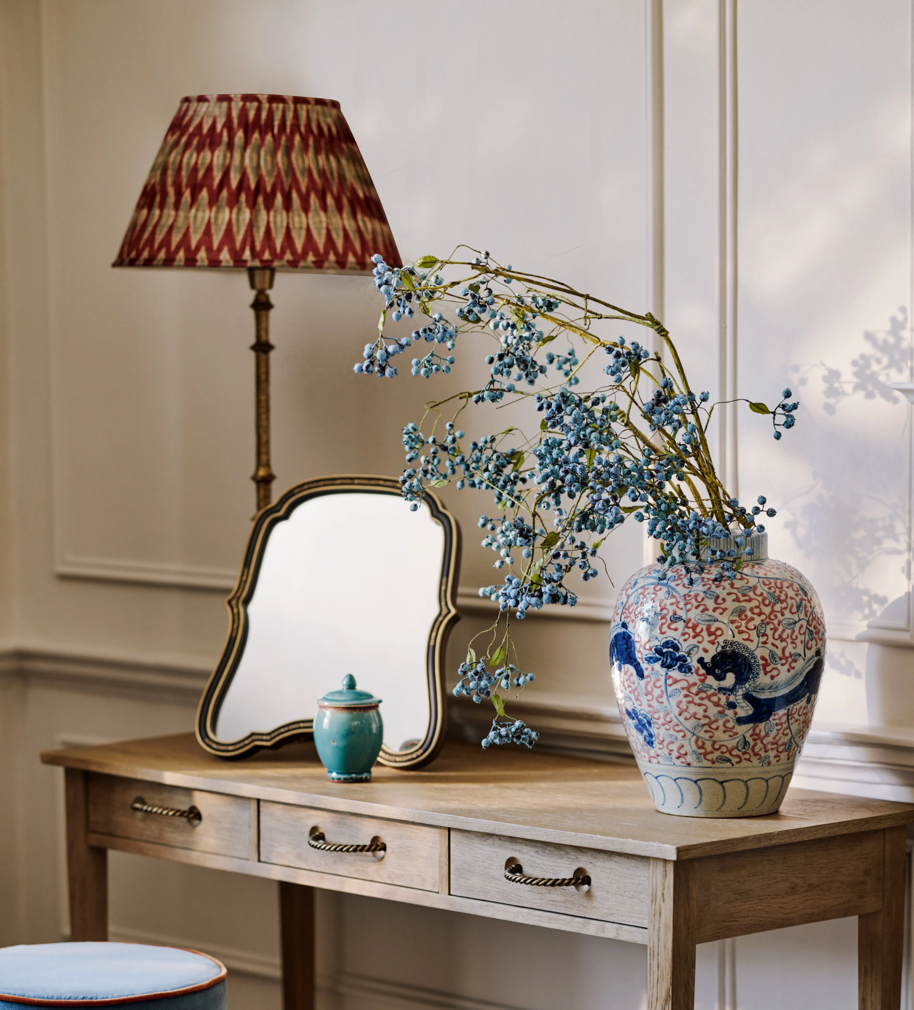 Table Lamp Base - Antique Brass, Metal product