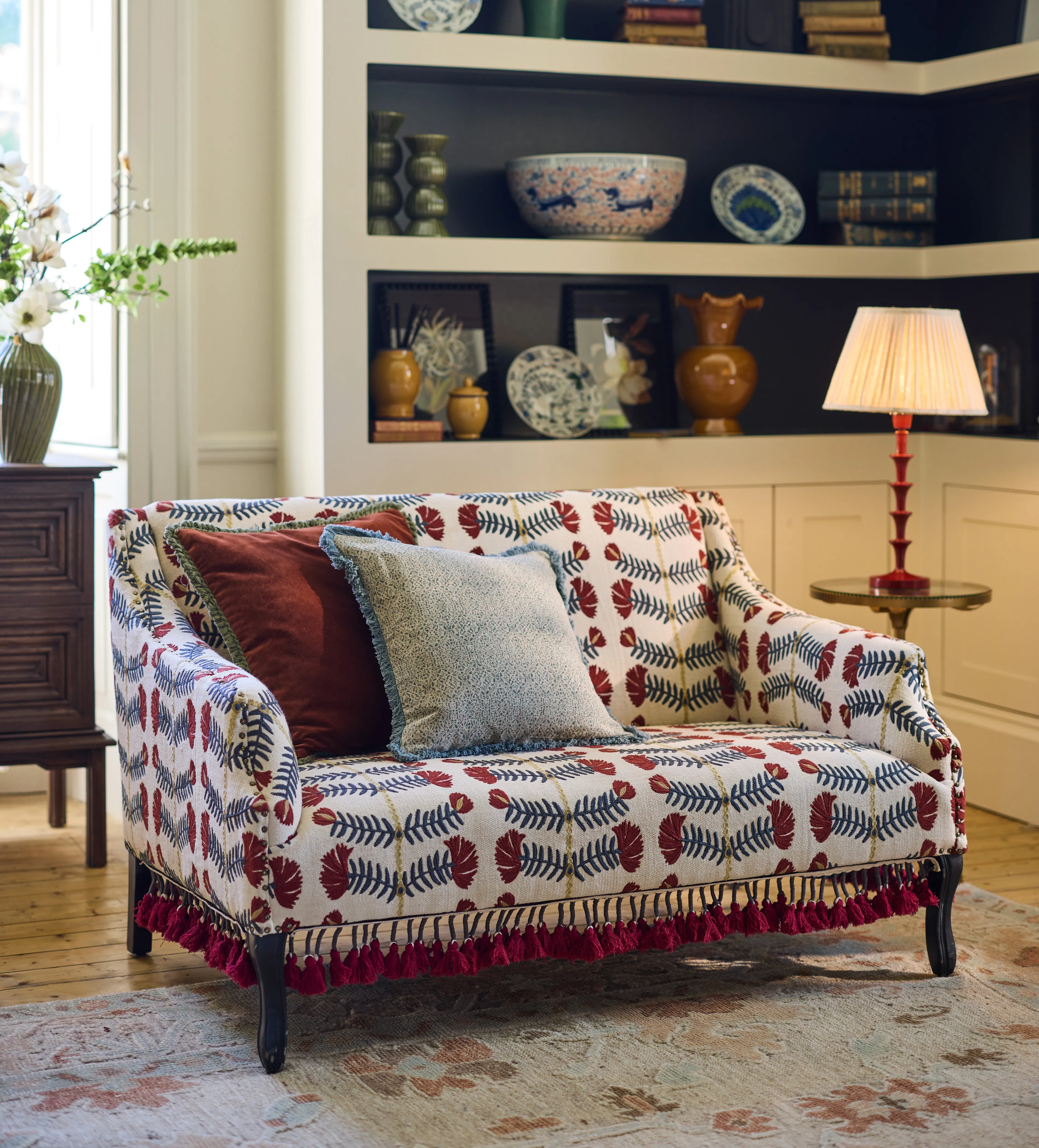 Tarma Highweald Cotton 2-Seater Sofa - Sapphire product