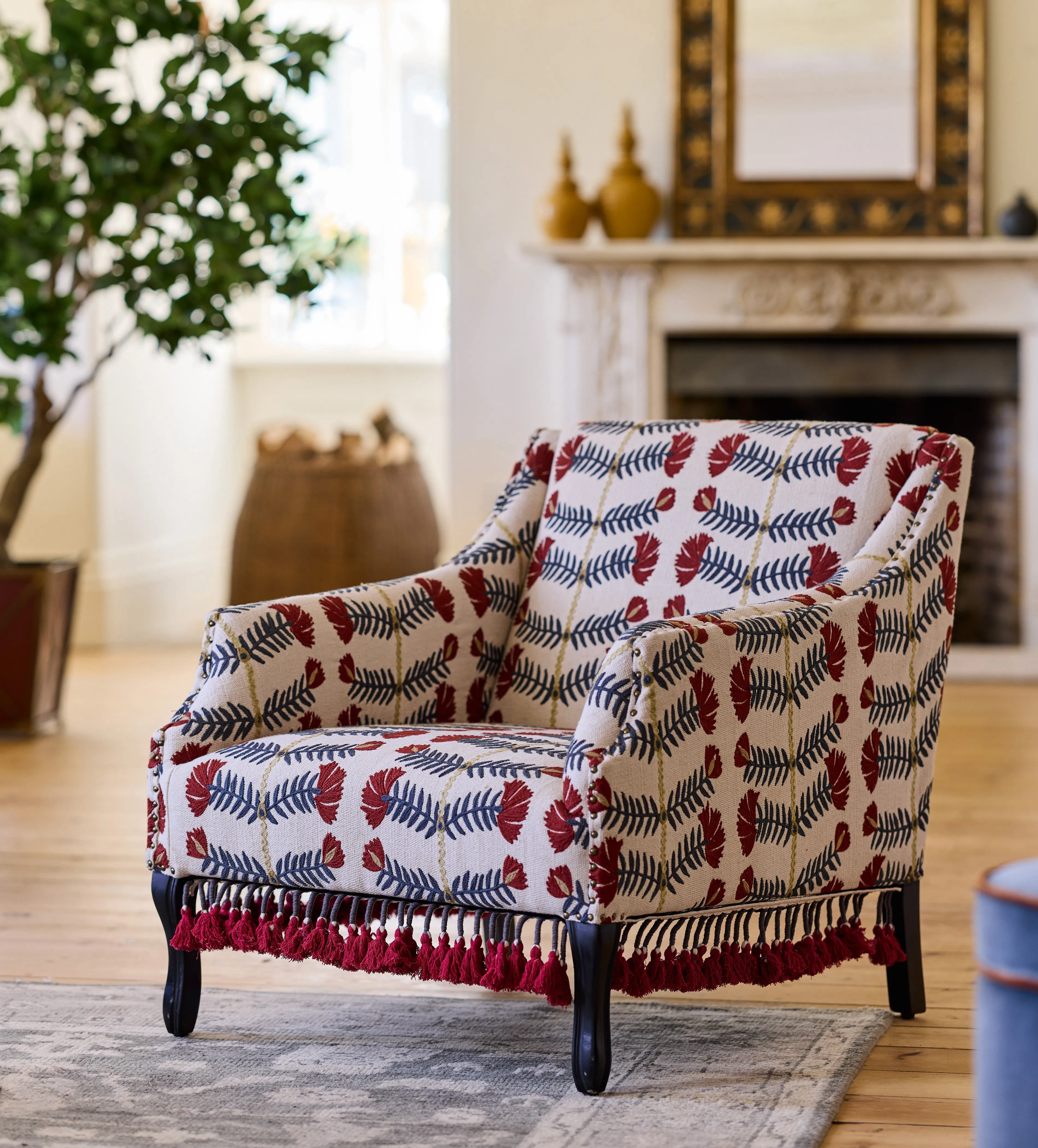 Tarma Highweald Cotton Armchair - Sapphire product