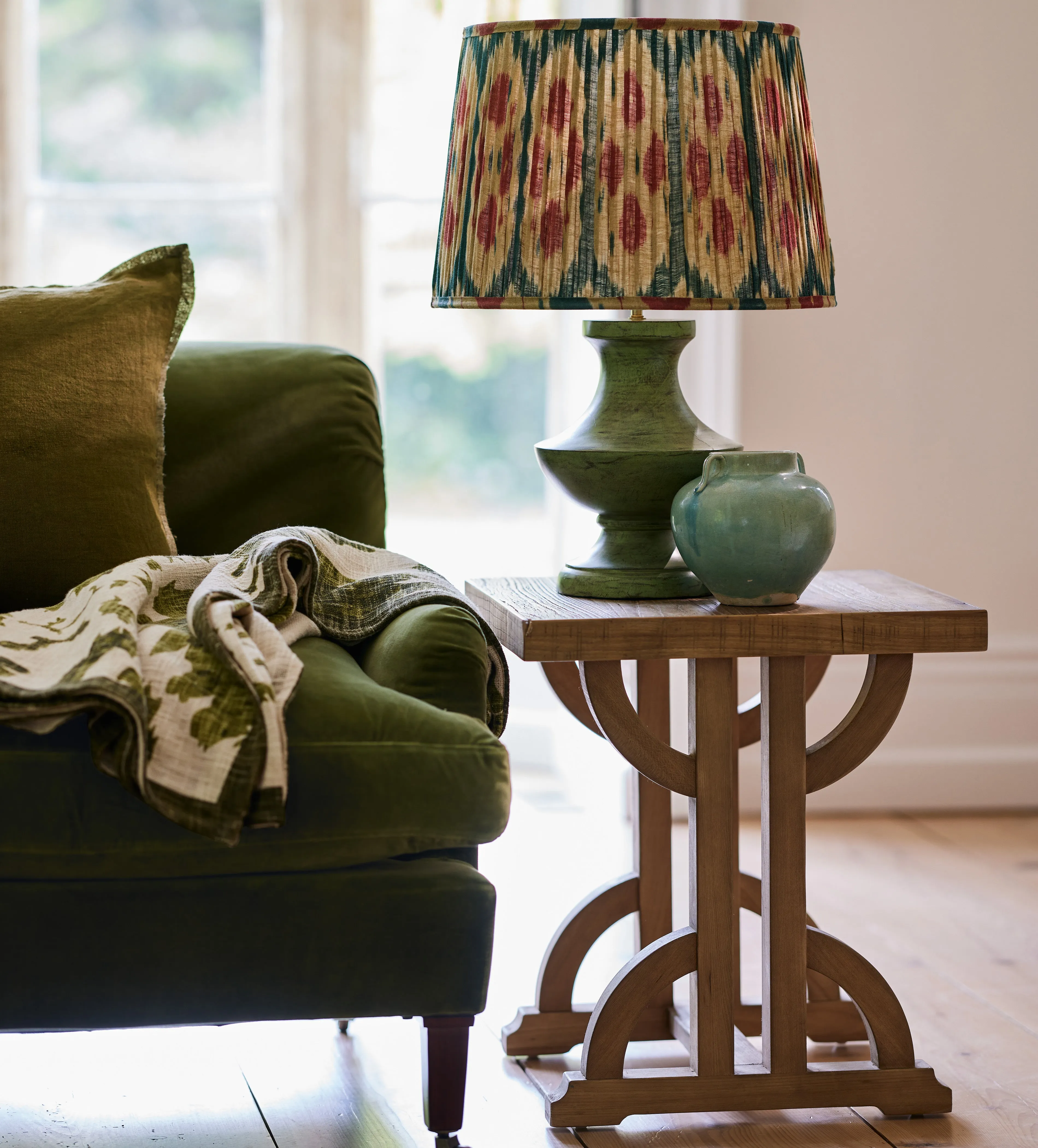 Tempus Side Table - Natural, Recycled Elm product
