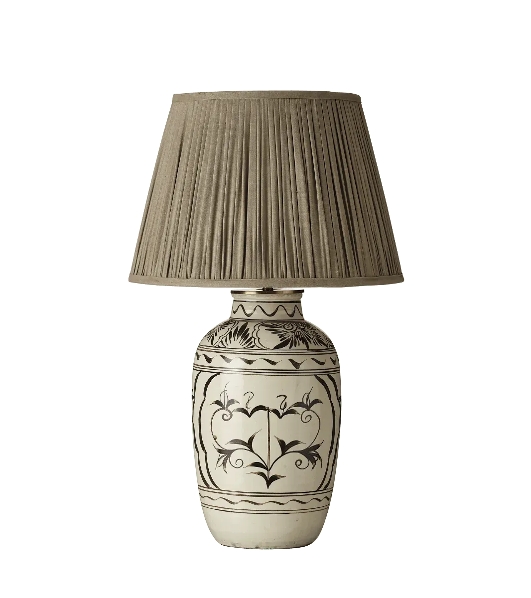 oka-tilda-table-lamp-off-white-black-table-lamps-ceramic image