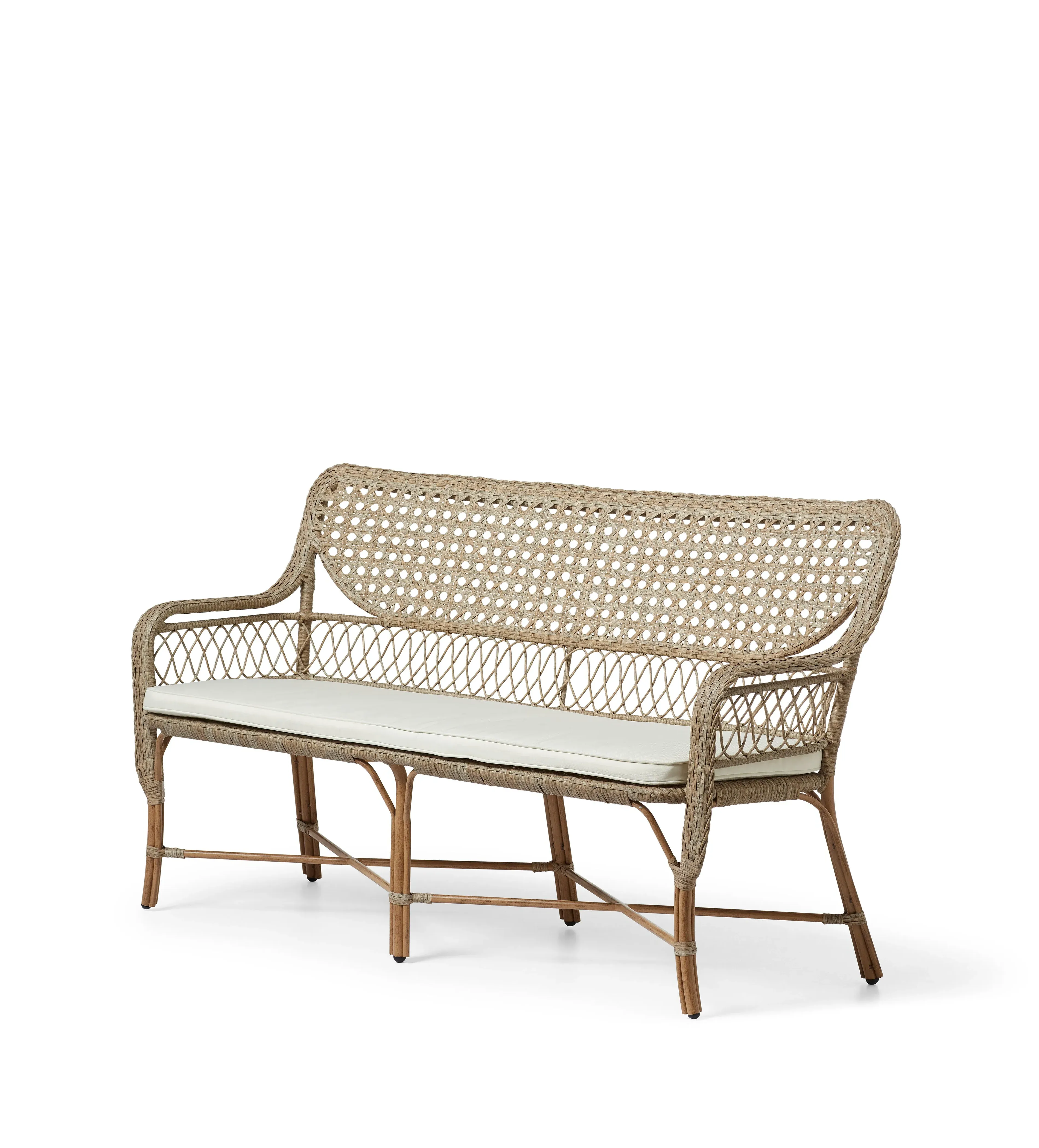 Tofinho Dining Bench - Driftwood, Faux Rattan product