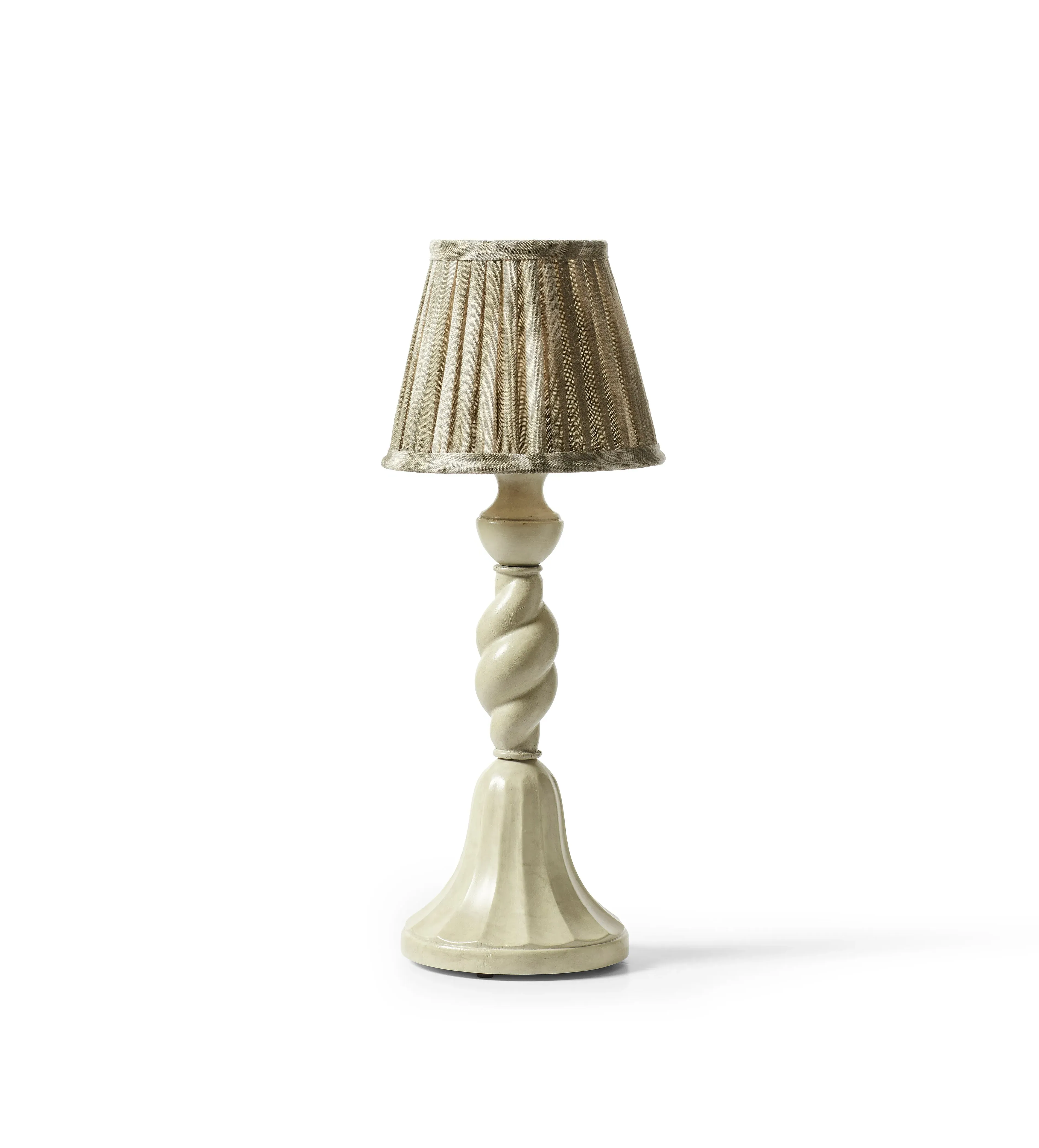 Torcello Portable Table Lamp Base - Vellum, Wood alternate view