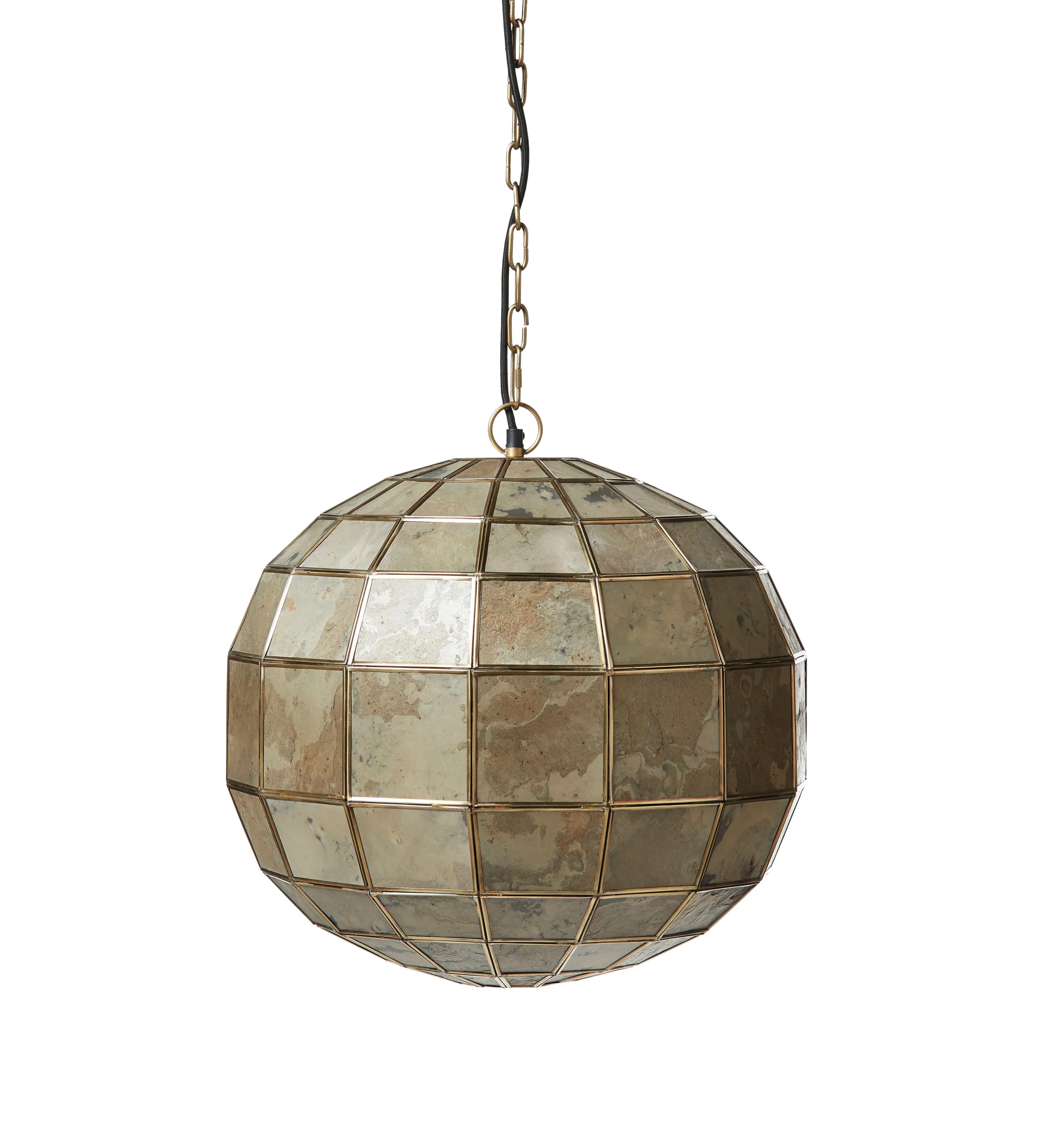 Torsten Stone Globe Large Pendant Lamp - Natural by OKA, image 2