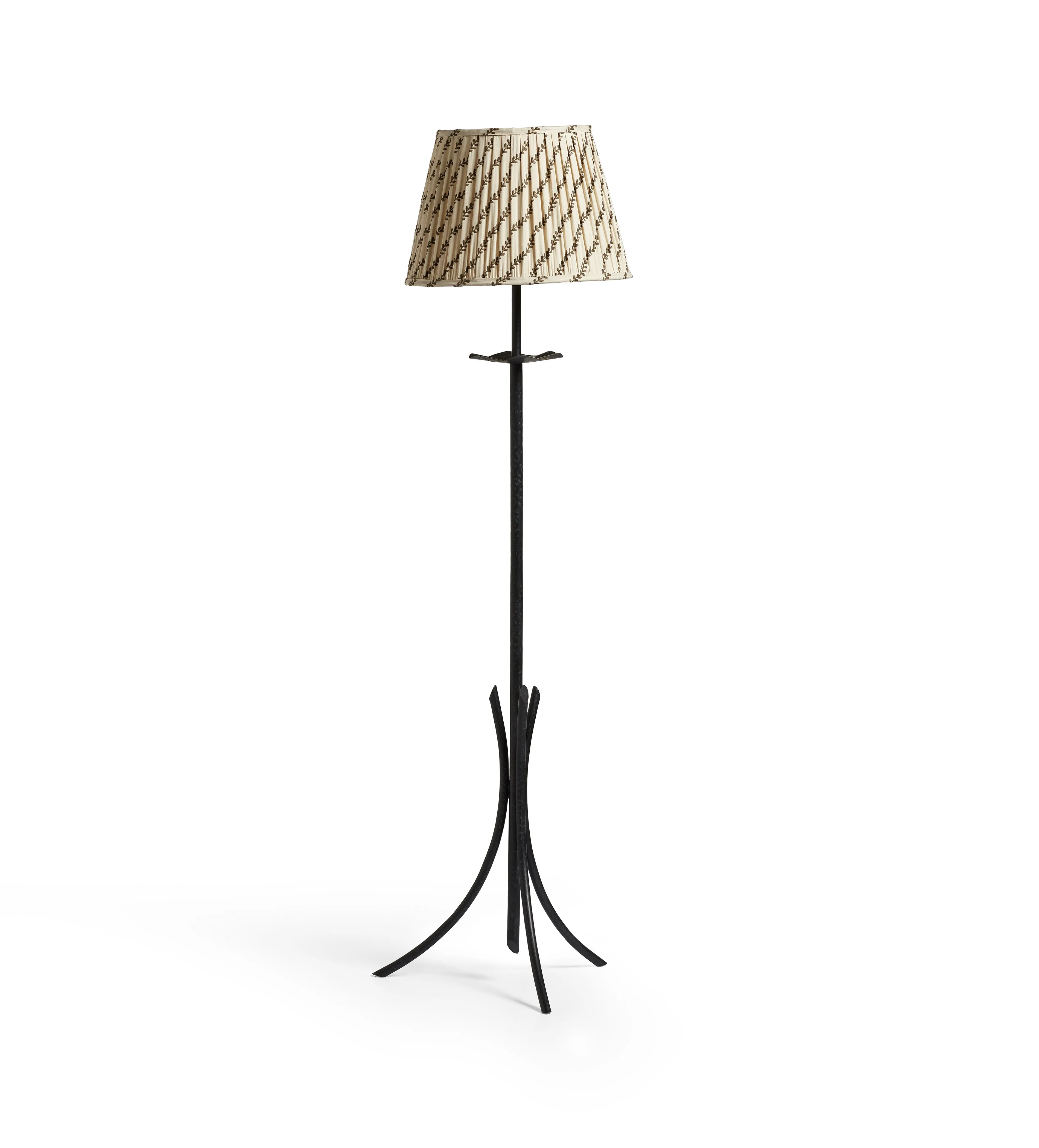 Unda Three-Legged Floor Lamp Base - Verdigris, Metal alternate view