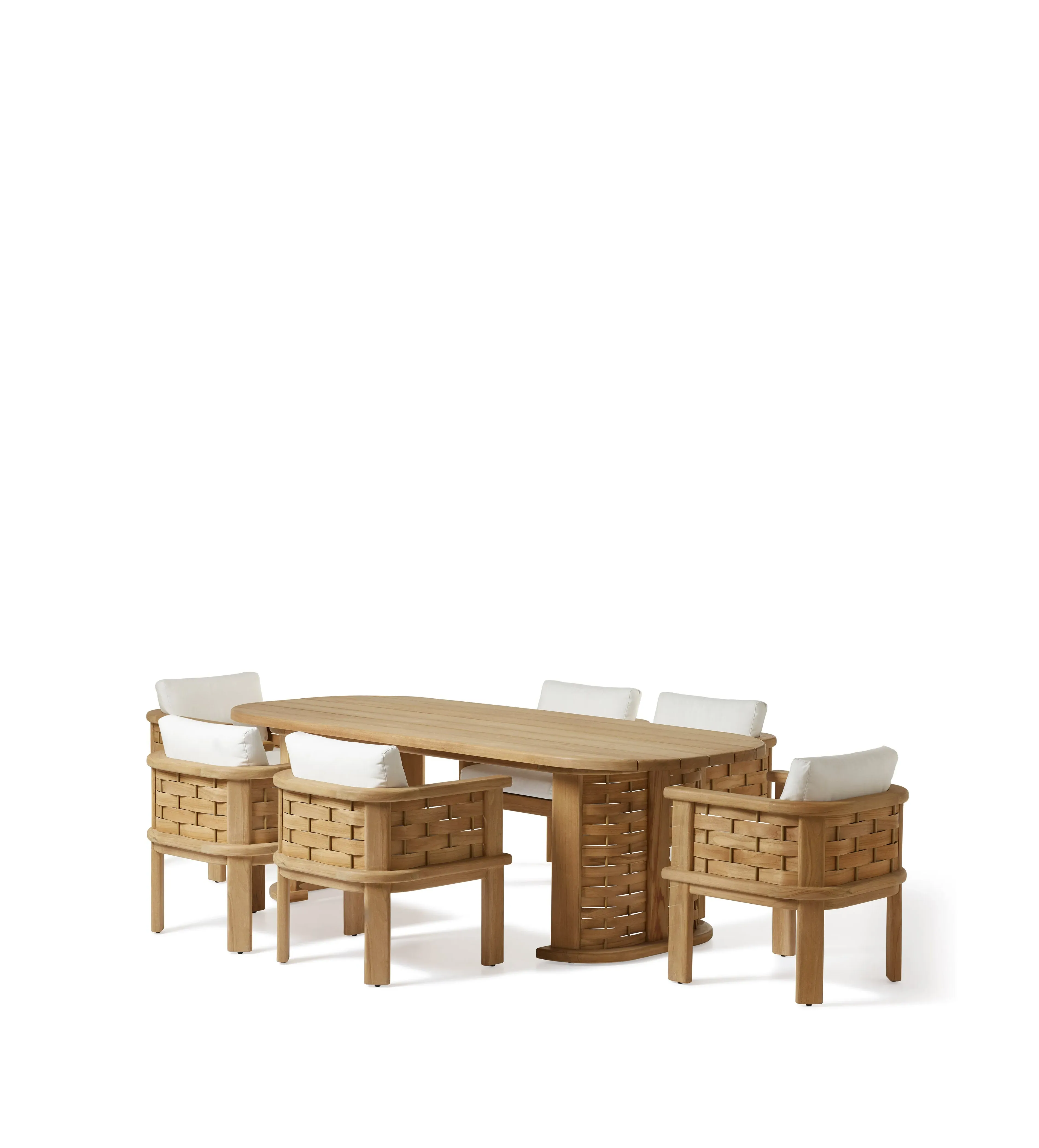 Verdandi Outdoor Dining Set - Natural Teak product