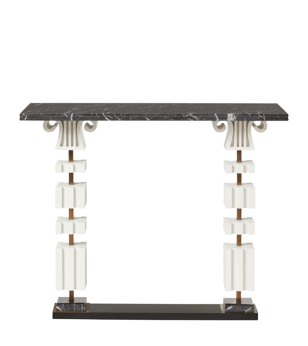 oka-vincent-darr-x-oka-lyric-console-table-black-white-console-tables-brass-marble-wood image