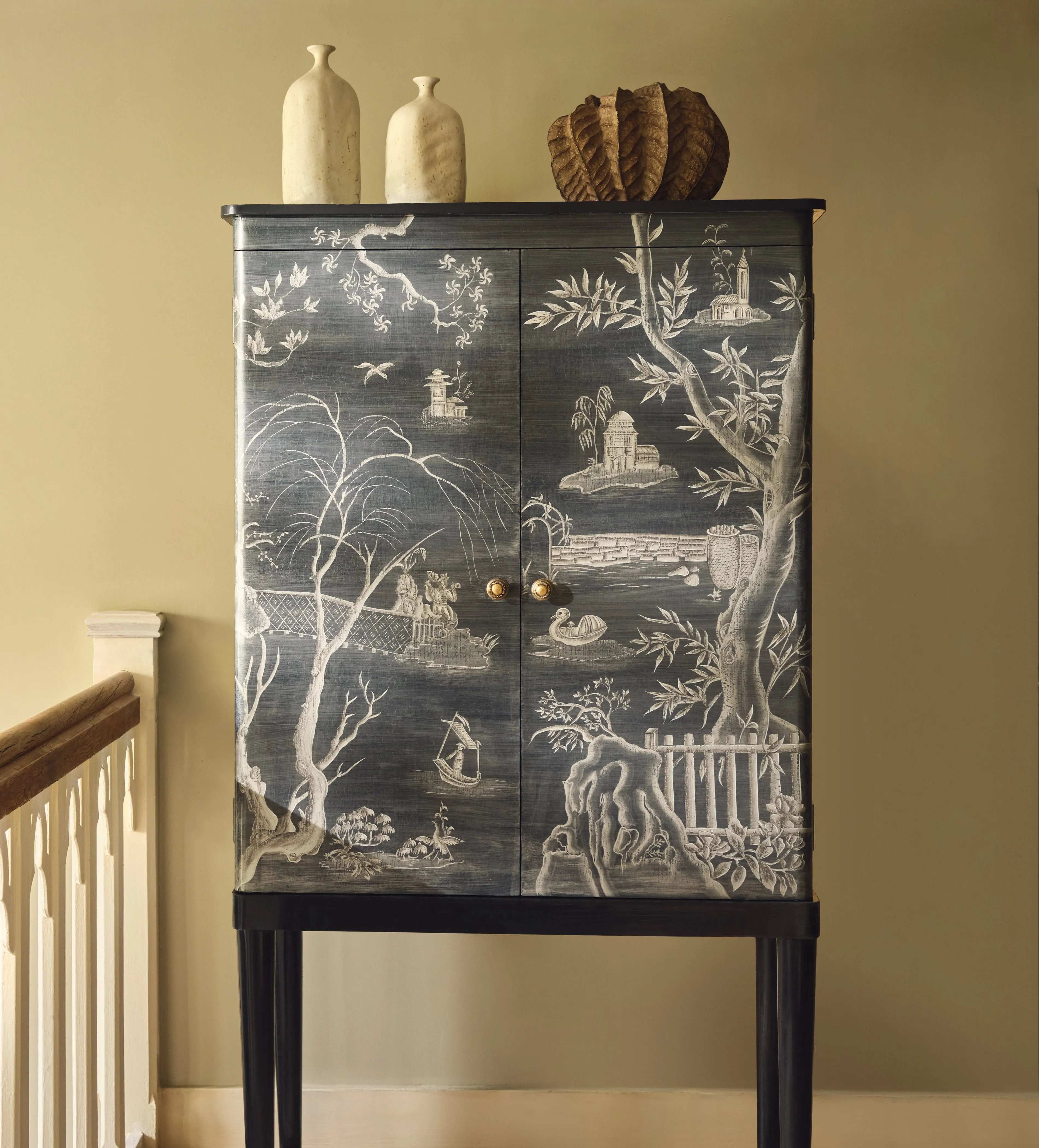 Wine Cabinet with Glass Racks - Petrol product