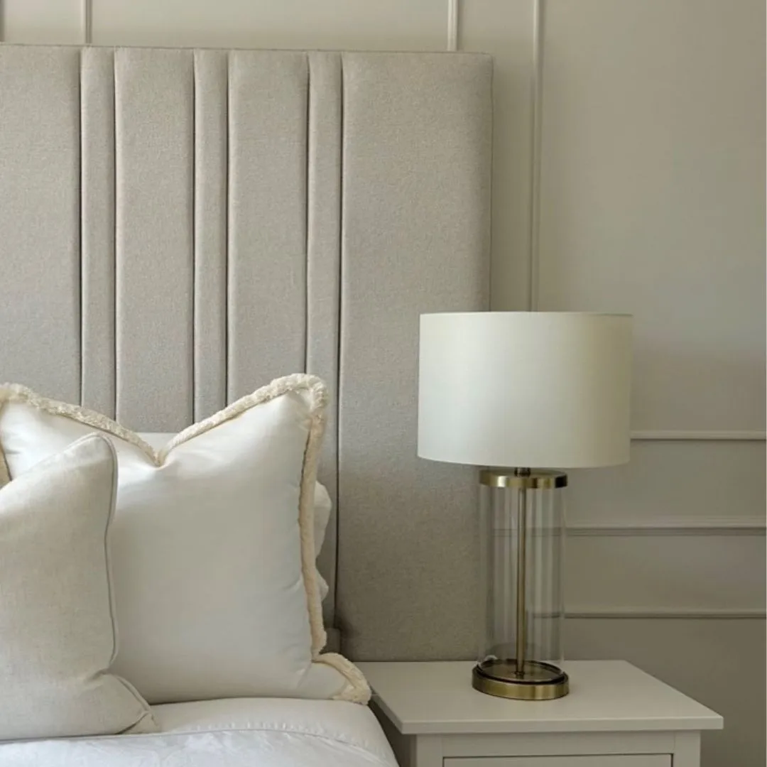 Adelia Table Lamp - Antique Brass, Glass product