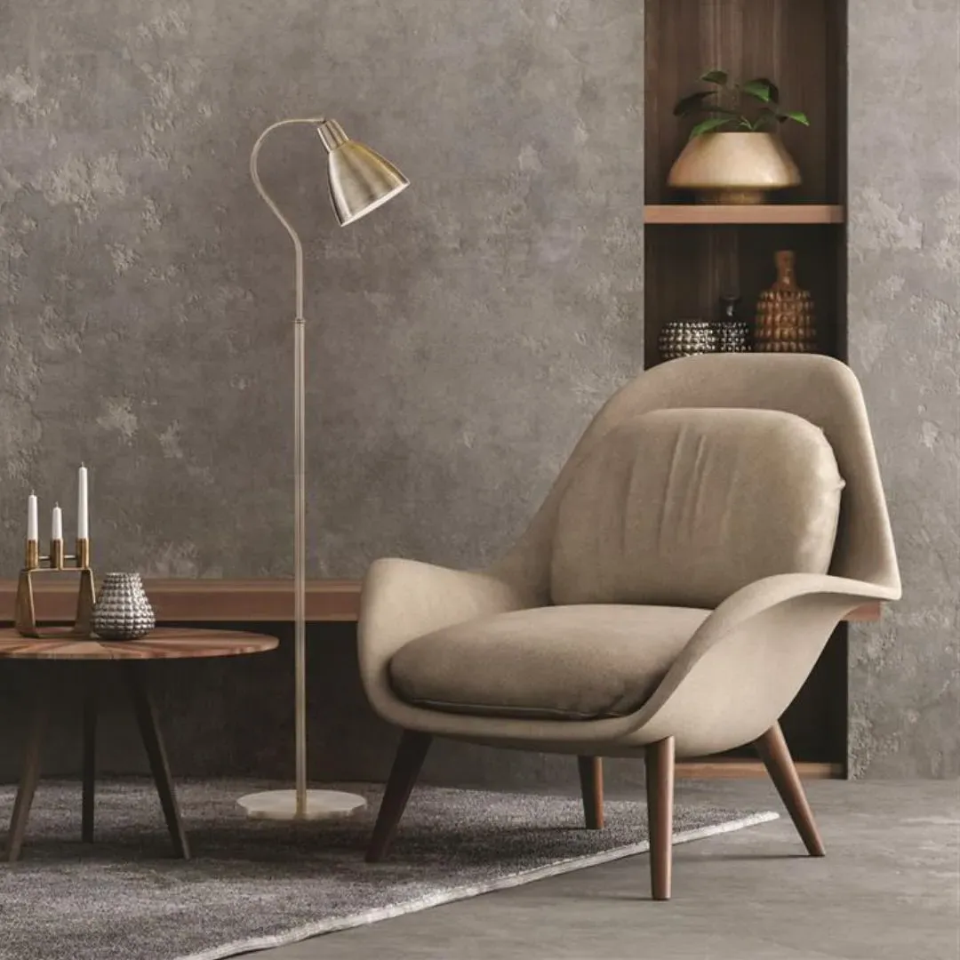 Adjustable Task Floor Lamp - Antique Brass product
