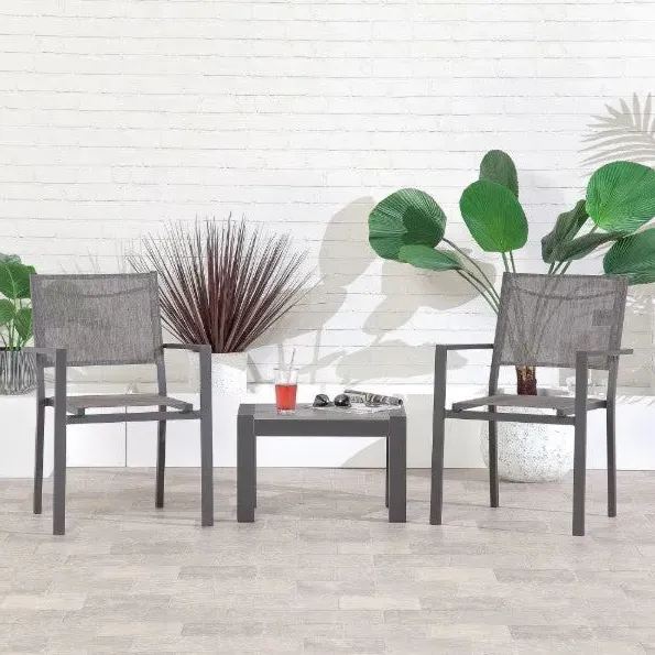 Adrano Bistro Set - Aluminium, Polywood product
