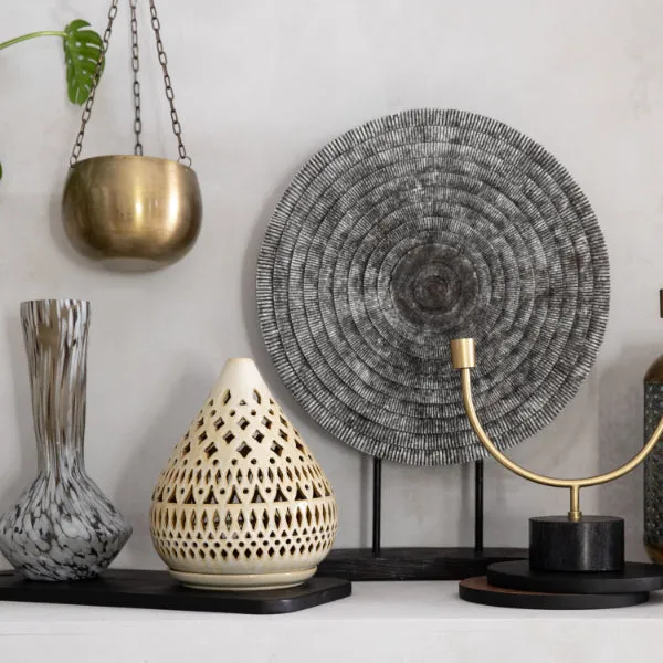 Ajani Aztec Ornamental Sculpture - Grey product