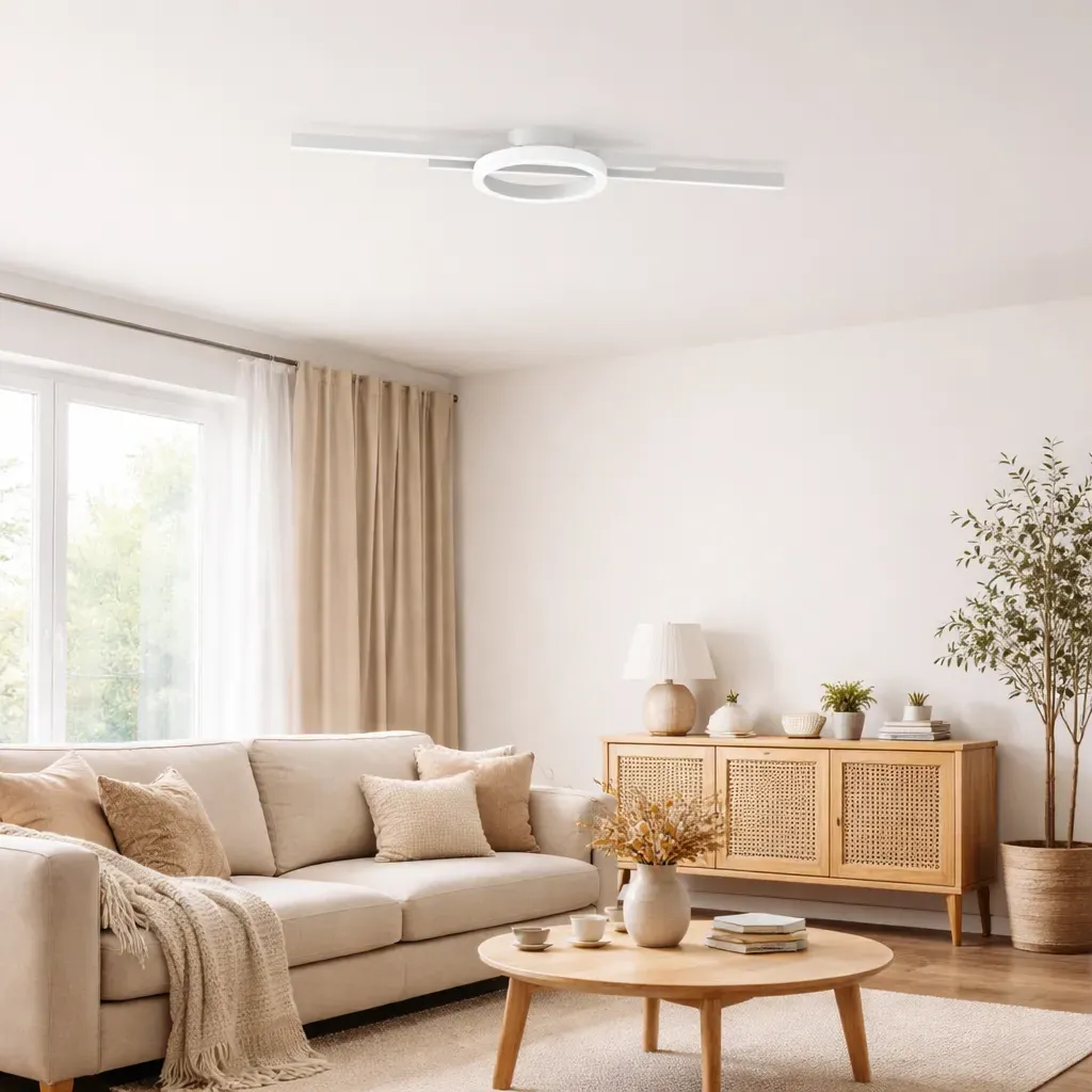 Amandolo LED Flush Ceiling Light - White, Aluminium product
