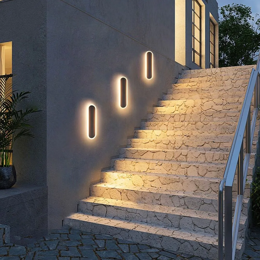 Anders 30cm IP65 LED Wall Light - Black product