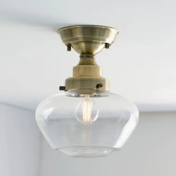 Anri Semi Flush Ceiling Light - Antique Brass product