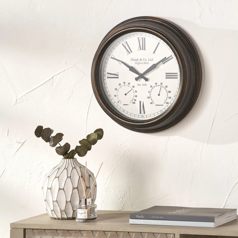 Antique Effect Wall Clock - Bronze product