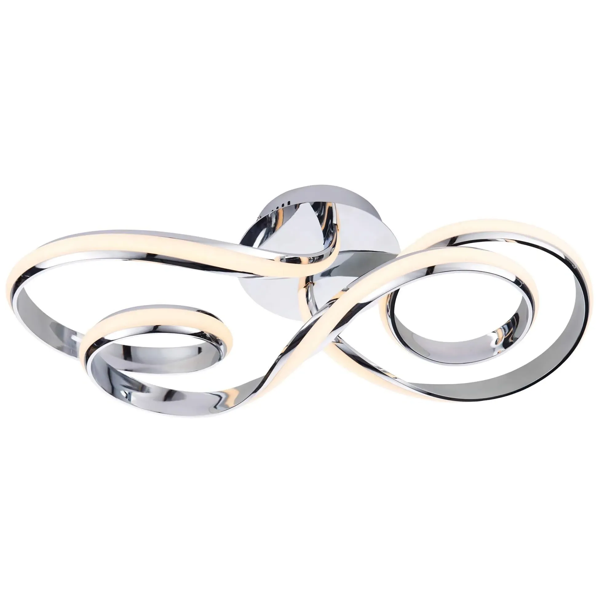 Aria LED Semi Flush Ceiling Light - Polished Chrome product