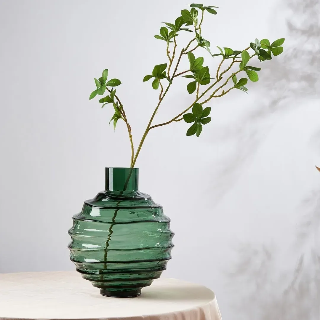 Ariana Round Glass Vase - Green product