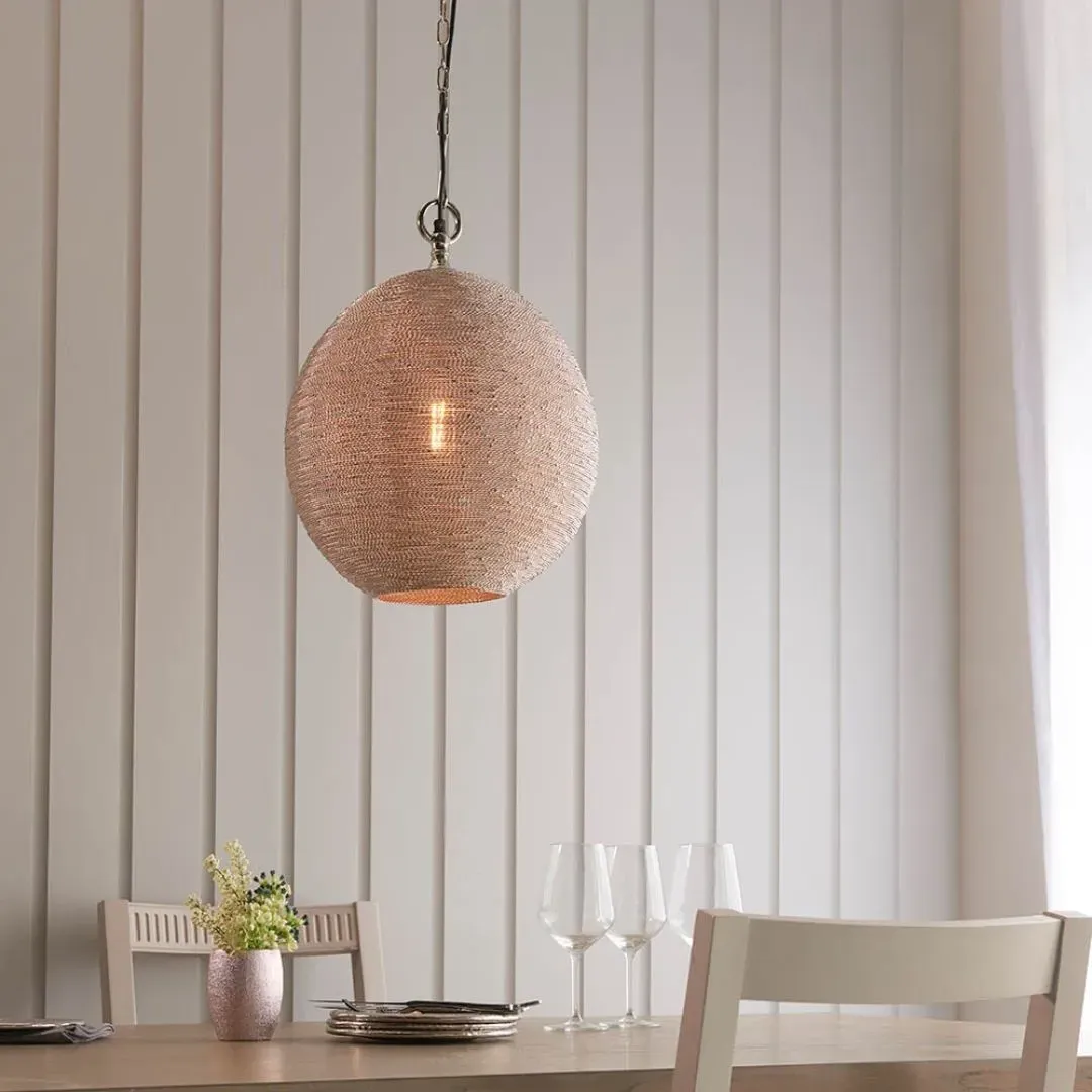 Asha Chain Ceiling Pendant - Polished Nickel product