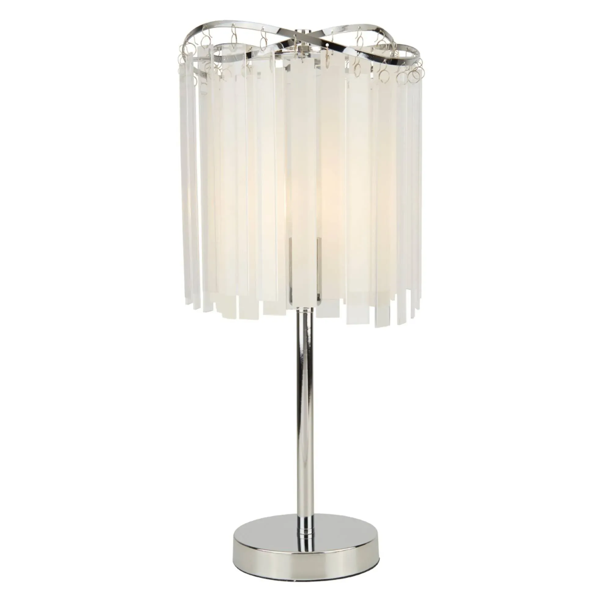 Assisi Table Lamp - Chrome, Frosted Glass product