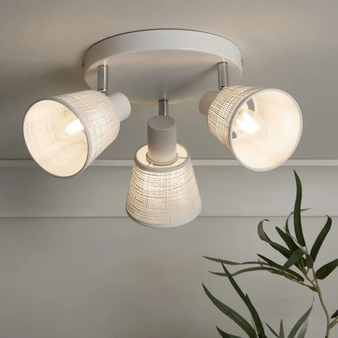 Astor 3-Light Spotlight Ceiling Plate - White product