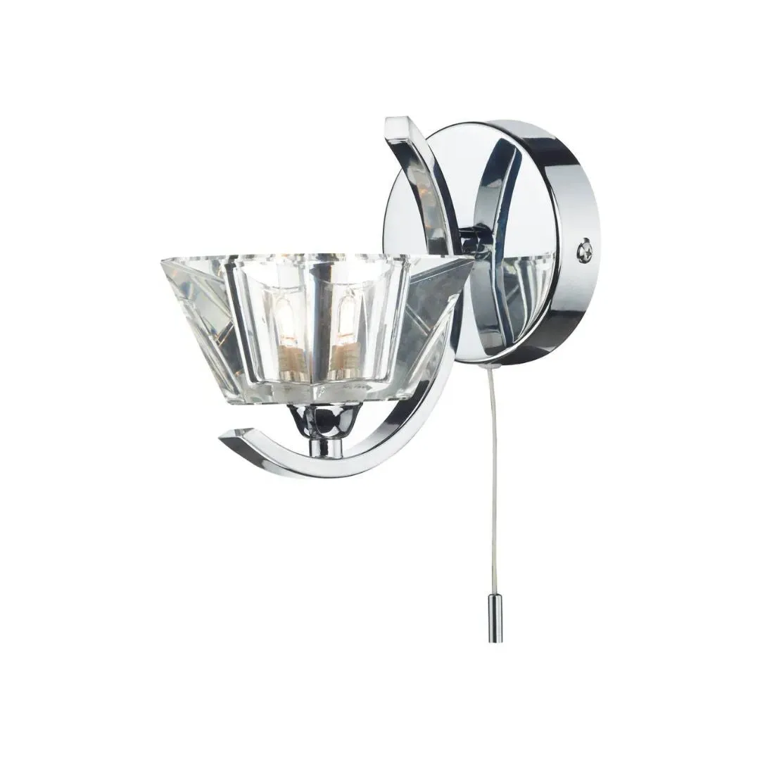 Atlas Wall Bracket Light - Polished Chrome, Clear Glass product