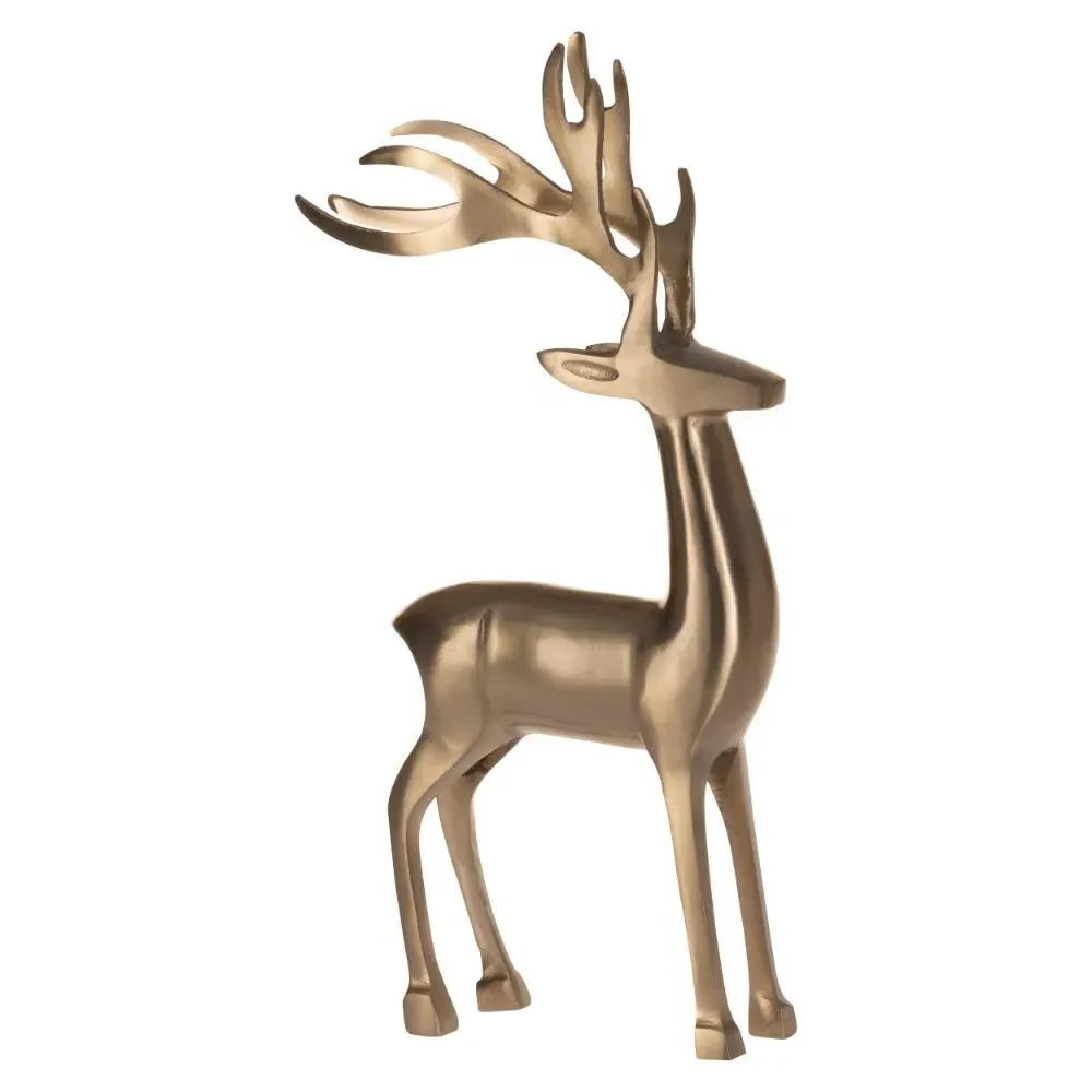 Baligian Stag Ornament - Gold, Aluminium product