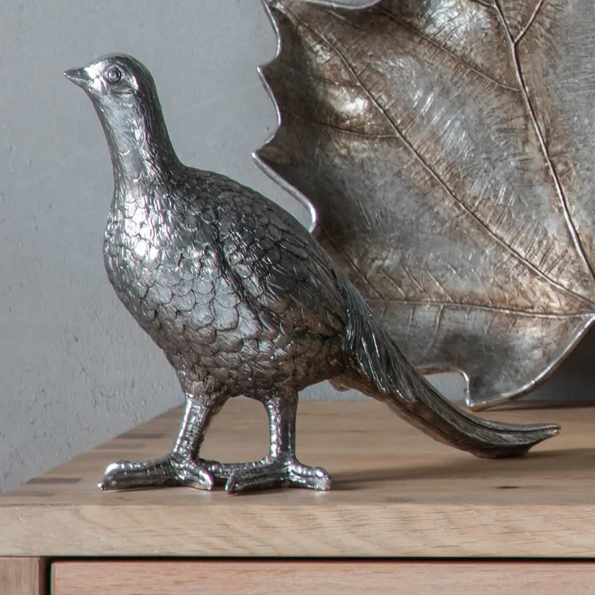 Barbary Partridge Gunmetal Figure product