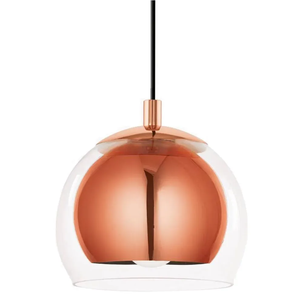 Barnet Pendant Ceiling Light - Copper, Glass product