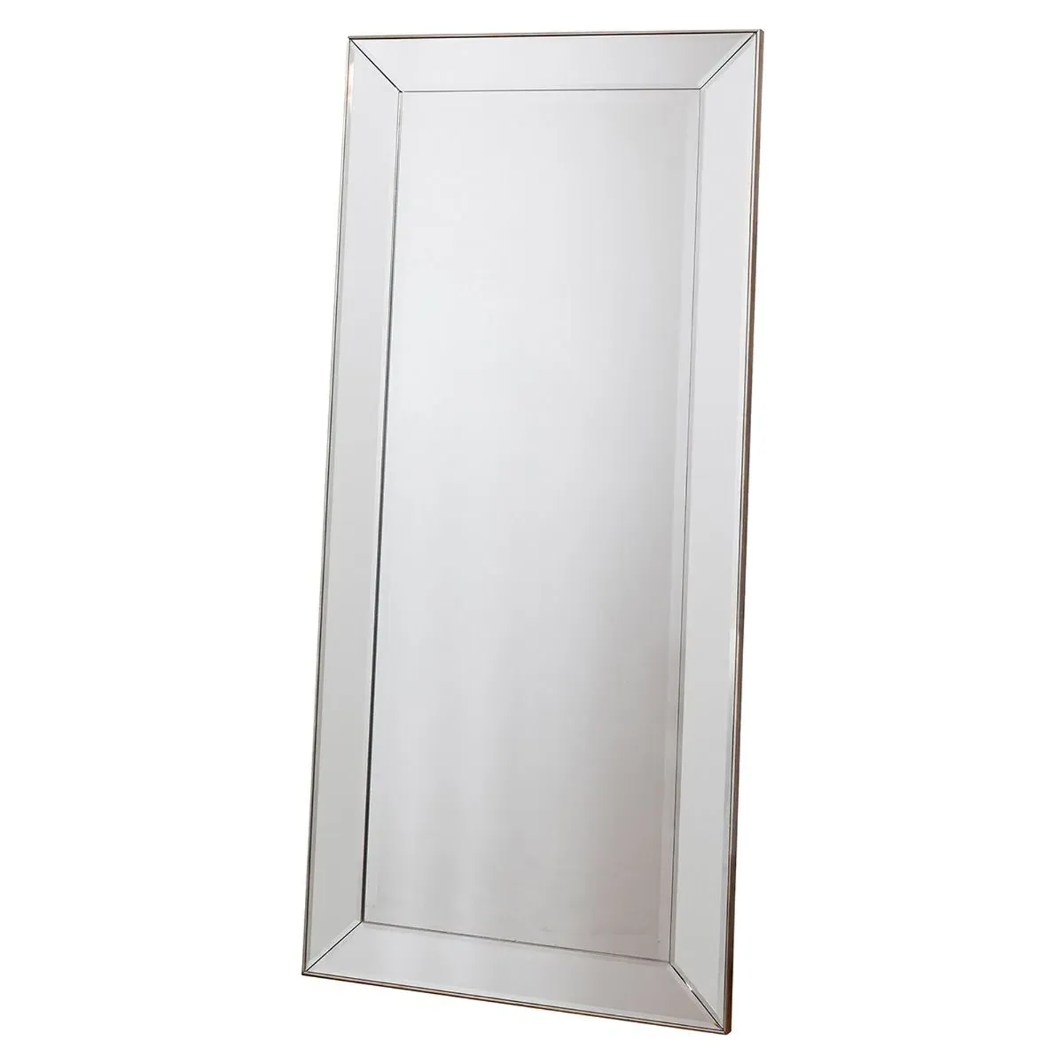 Baskin Rectangular Wall Mirror - Silver product