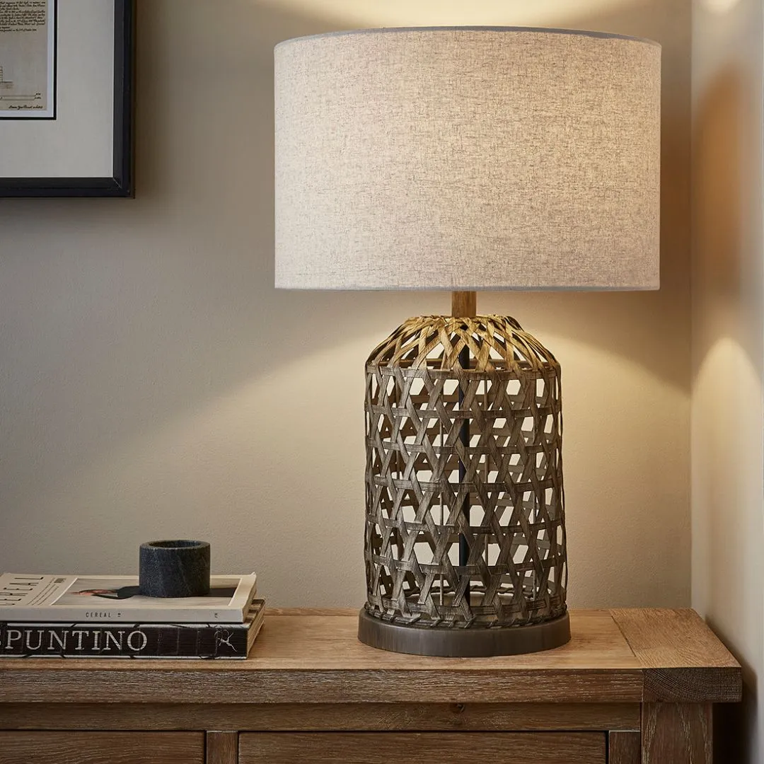 Beaton Rattan Table Lamp - Natural product