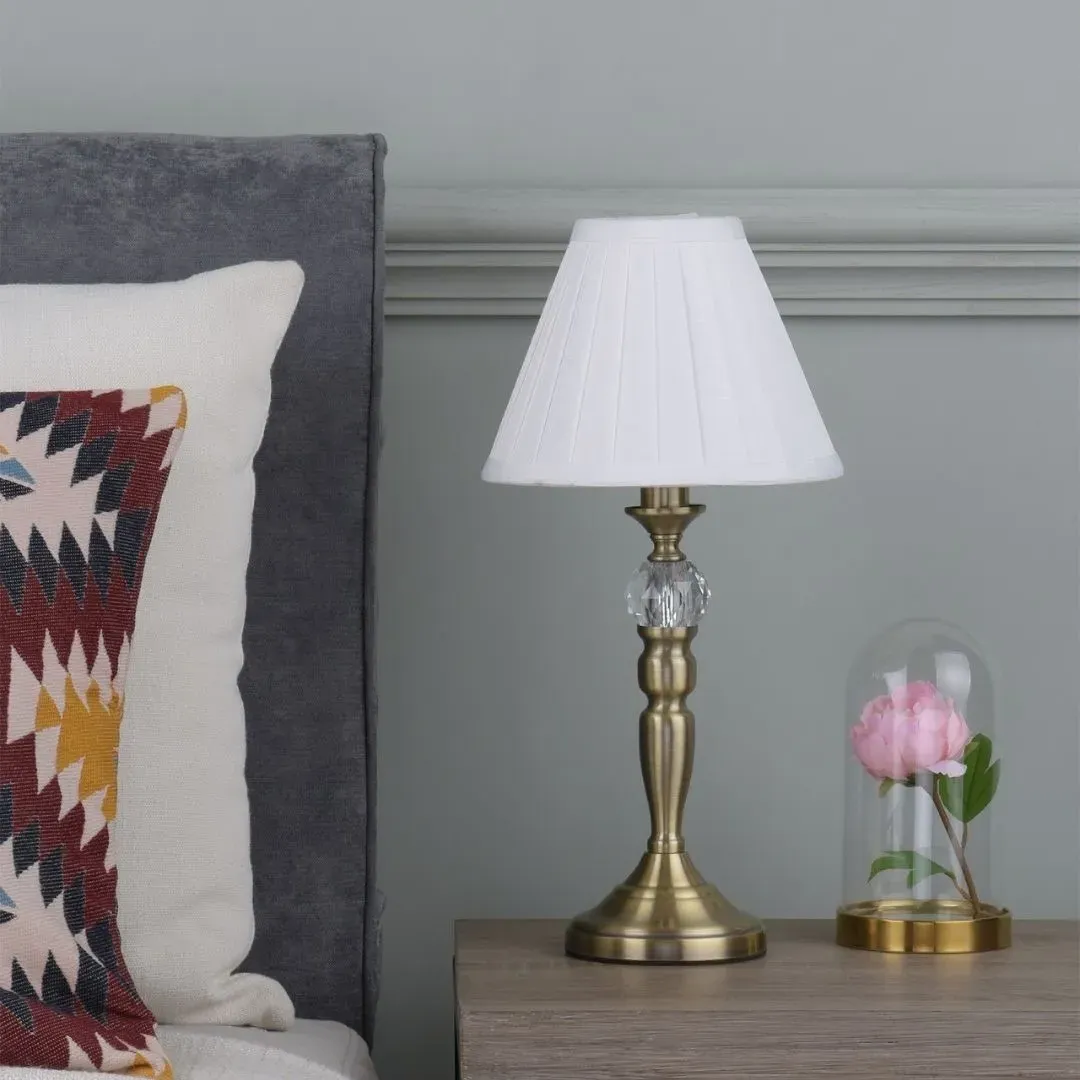 Beau Touch Table Lamp - Antique Brass product