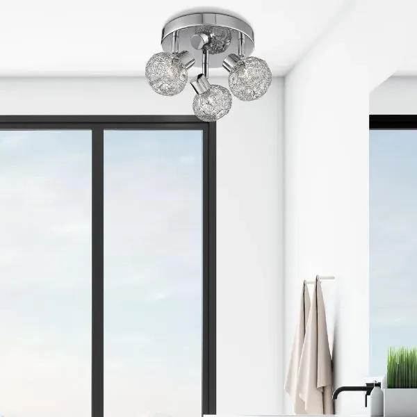 Belinda 3-Spotlight Ceiling Light - Chrome, Aluminium product