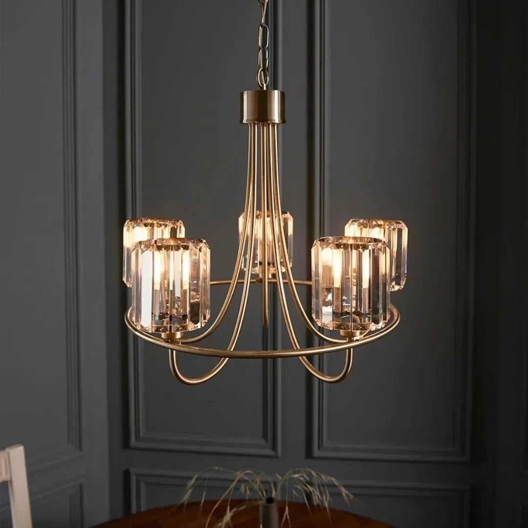 Berenice 5-Light Pendant Ceiling Light - Antique Brass product