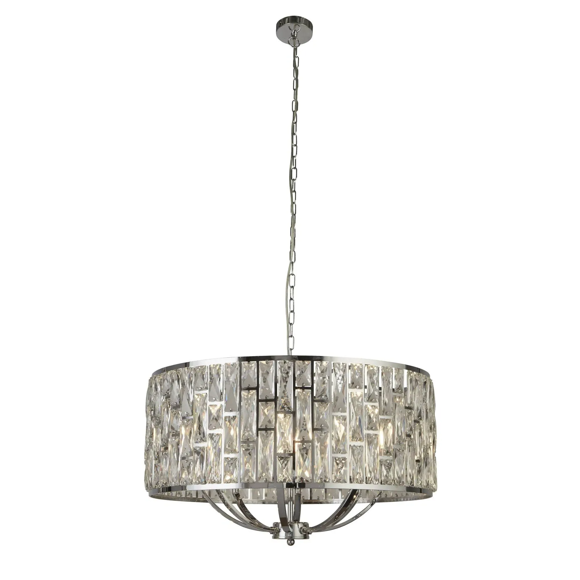 Bijou 8-Light Pendant - Chrome, Crystal Glass product