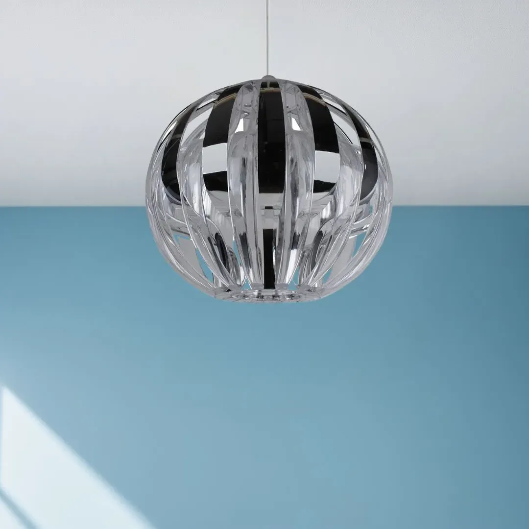 Bimber Round Easy-Fit Pendant Shade - Polished Chrome product
