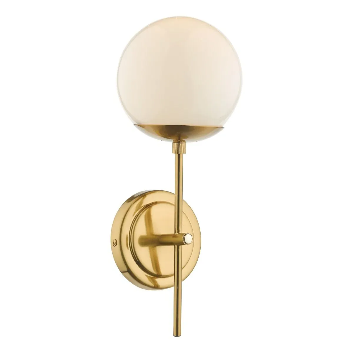 Bombazine Opal Glass Wall Light - Brass product