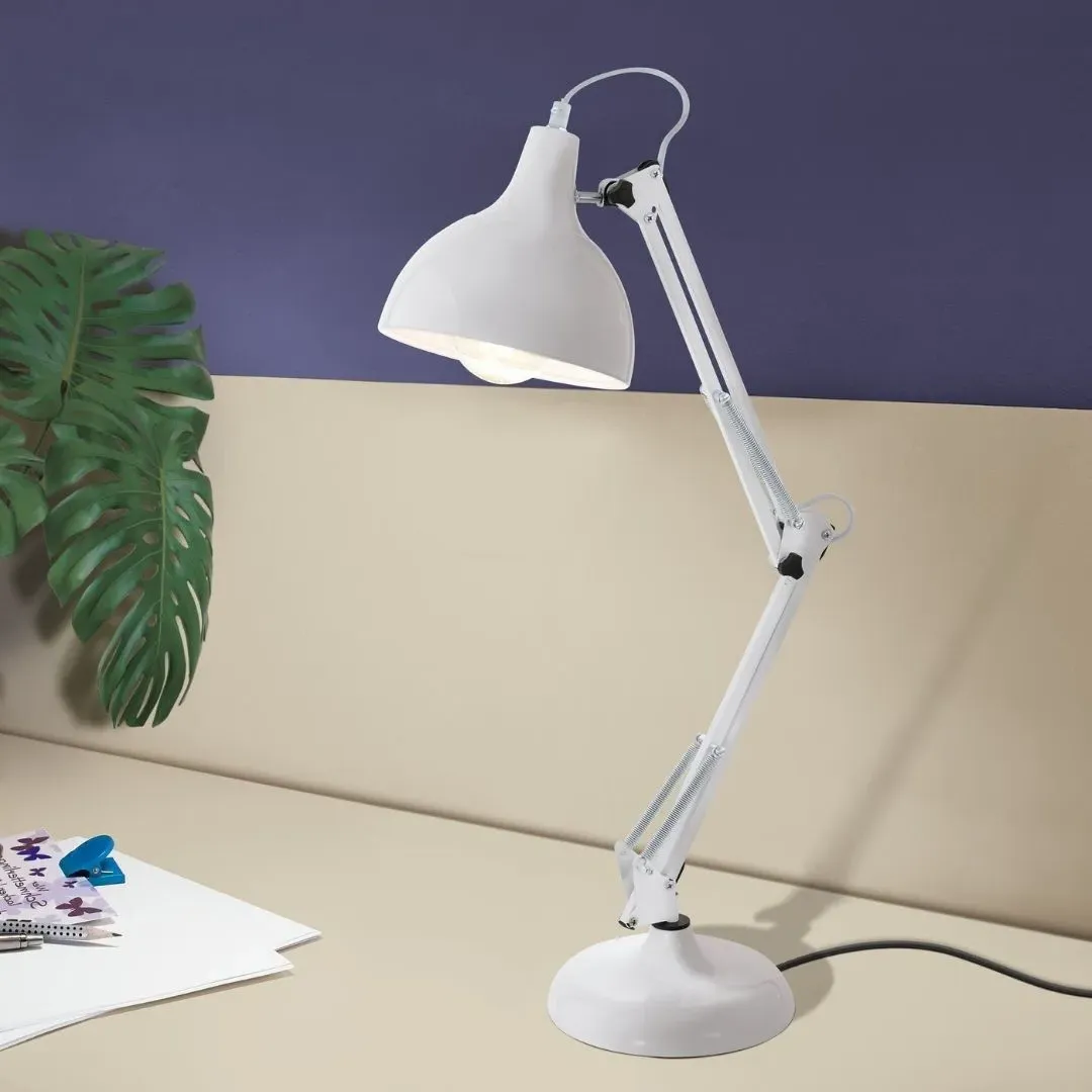Borgillio Desk Table Lamp Adjustable - White product