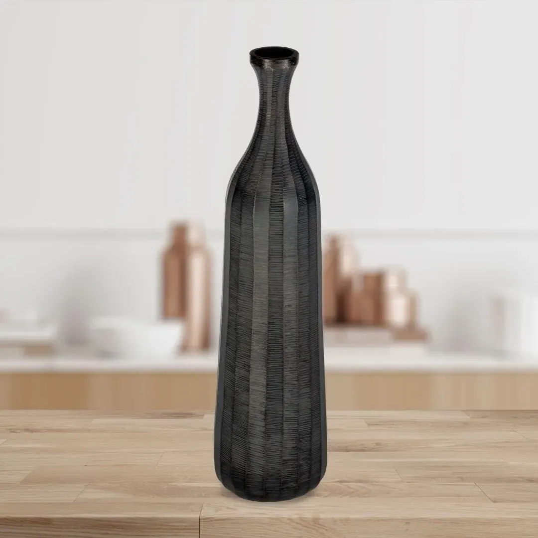 Bottle Vase - Dark Grey, Aluminium product
