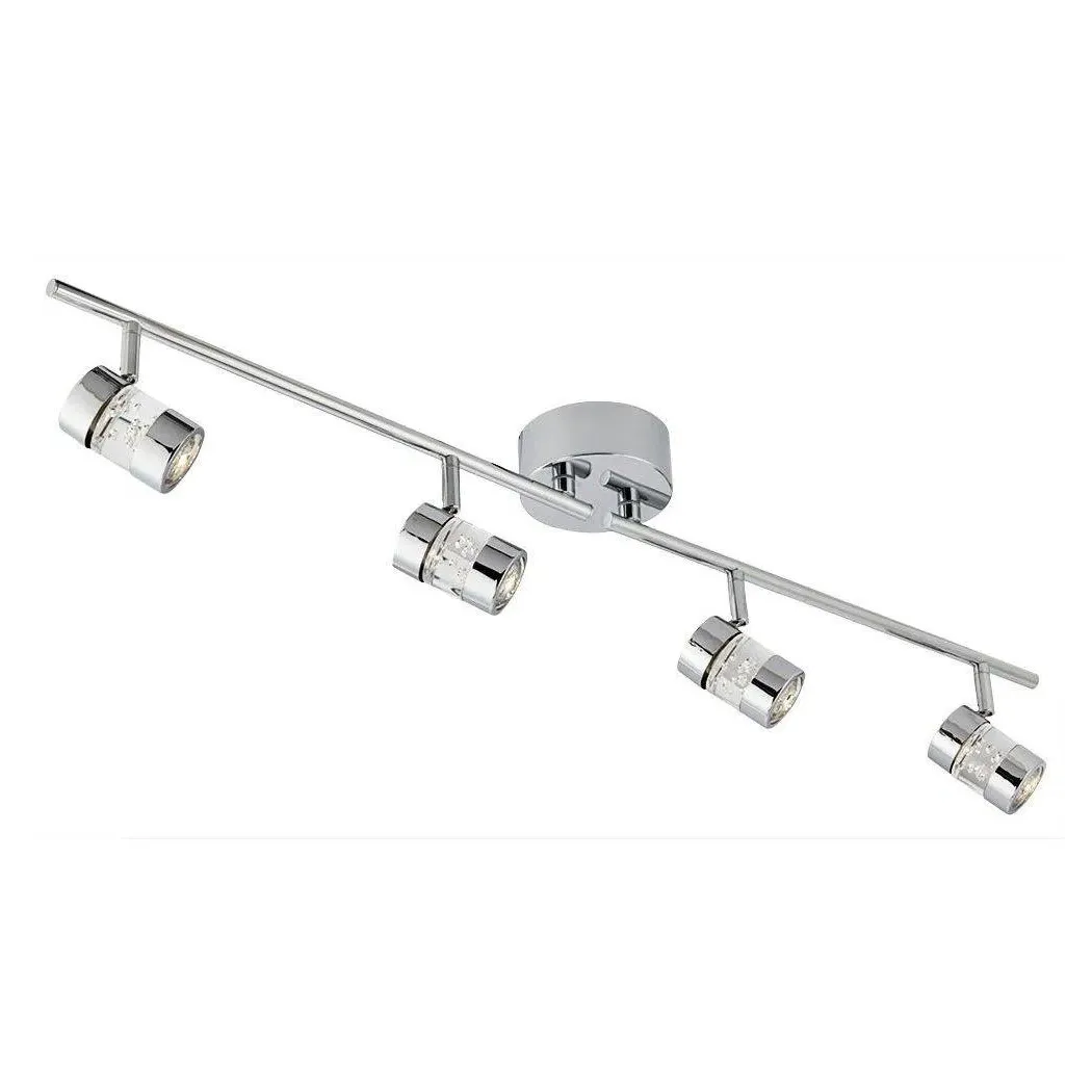 Bubbles 4-Light LED Spotlight Bar - Polished Chrome product