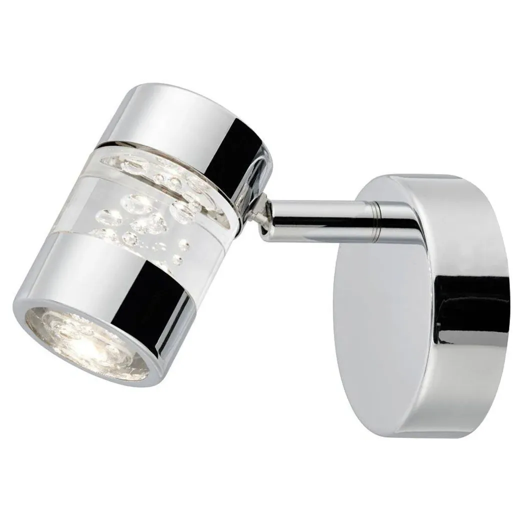 Bubbles LED Wall Light IP44 - Polished Chrome, Glass product