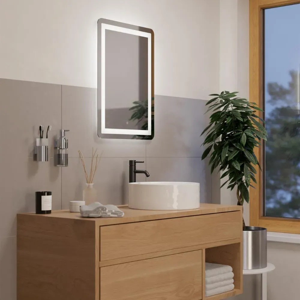 Buenavista Portrait LED Touch Bathroom Mirror - Small product