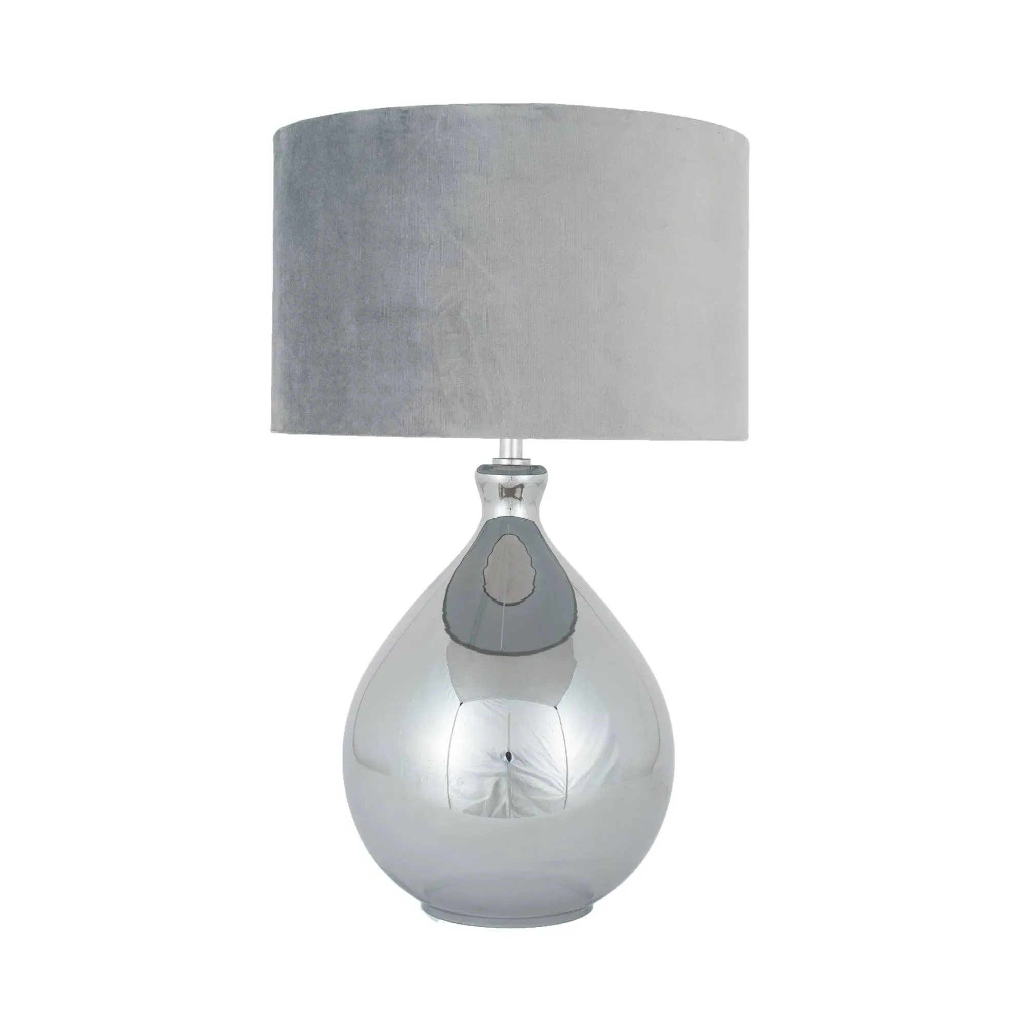 Cairo Table Lamp - Grey, Smoked Glass product